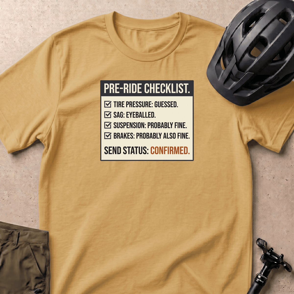 Pre Ride Checklist T-shirt
