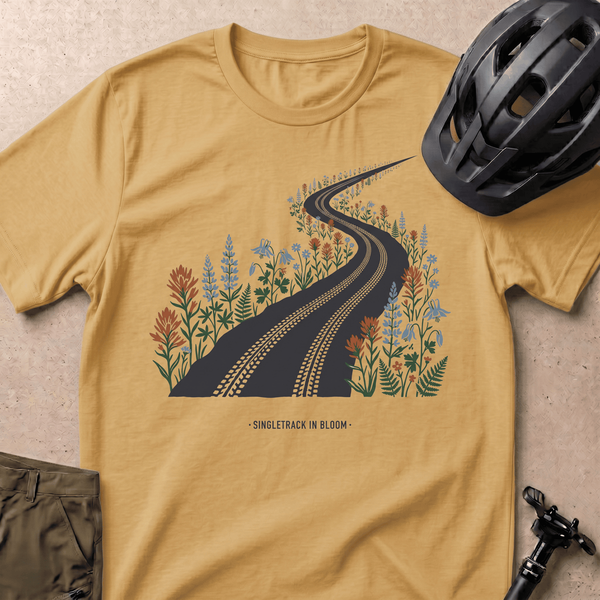 Singletrack In Bloom T-shirt