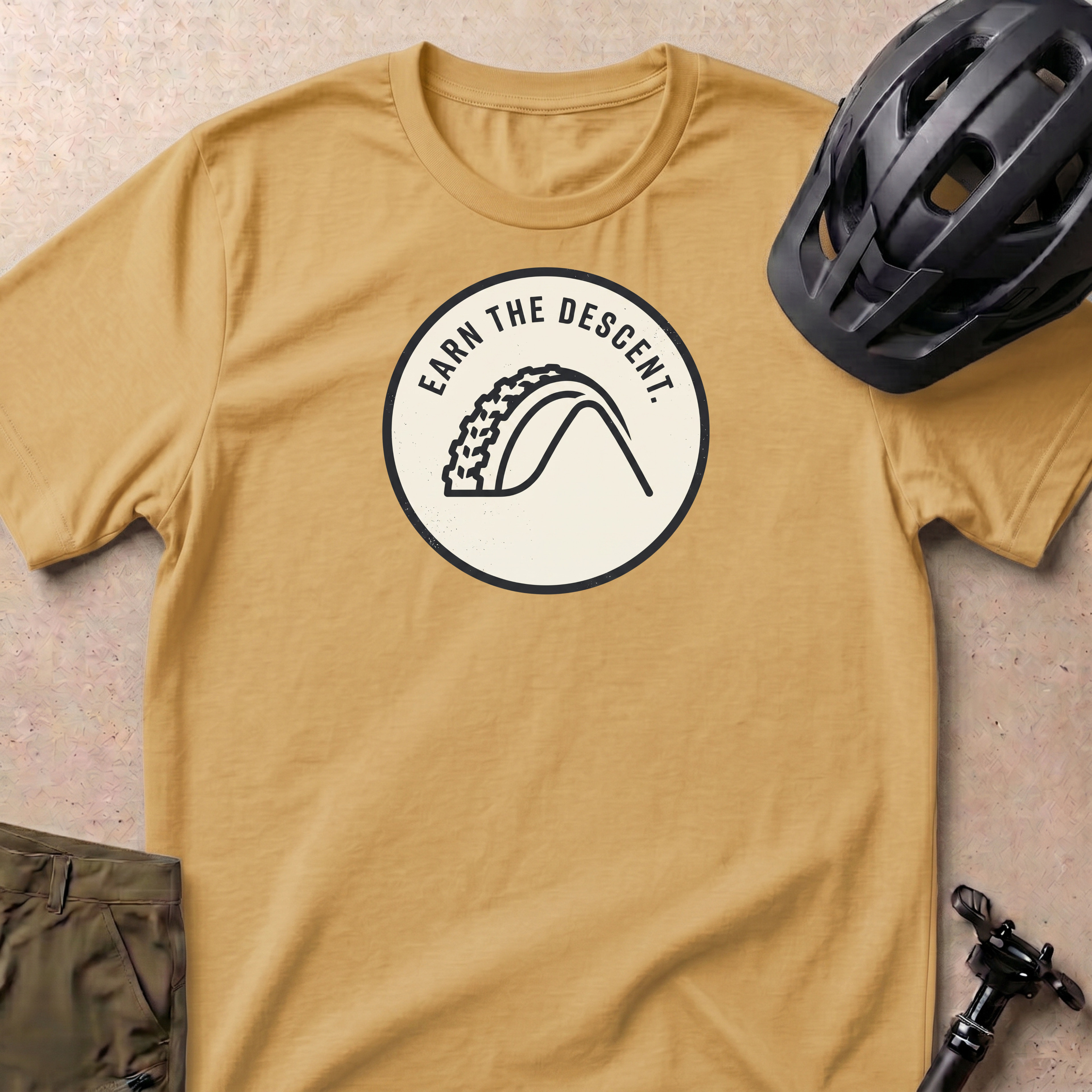 Earn The Descent Badge T-shirt