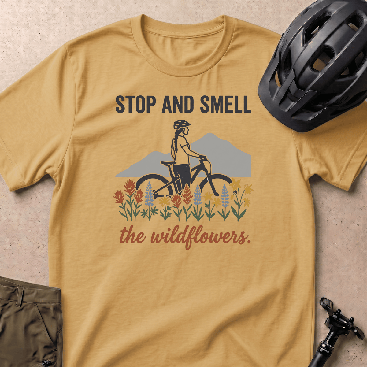 Stop Smell Wildflowers T-shirt