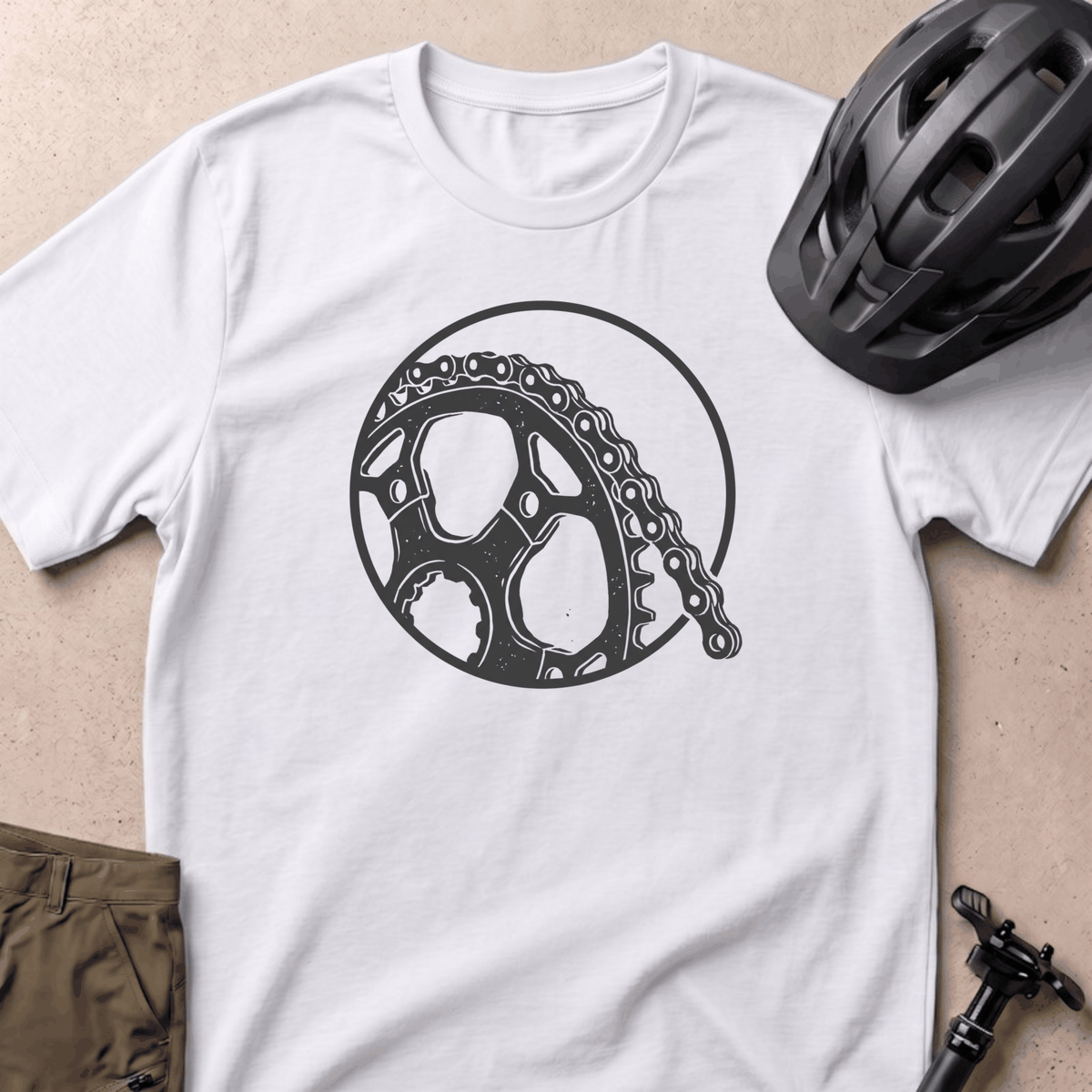 Narrow-Wide T-shirt - White