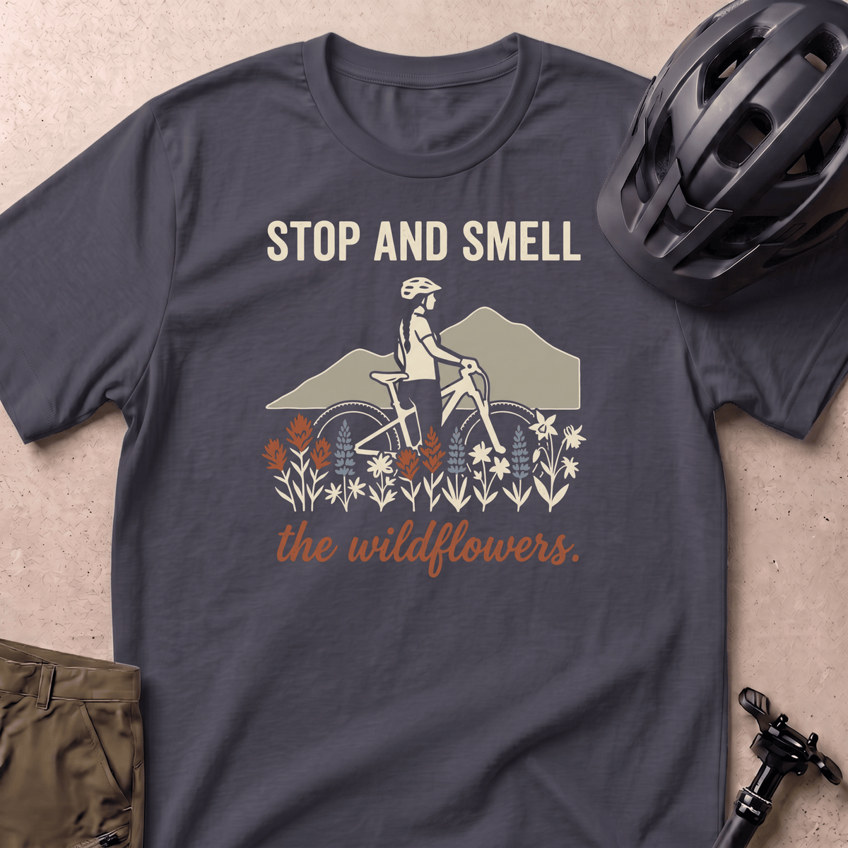 Stop Smell Wildflowers T-shirt