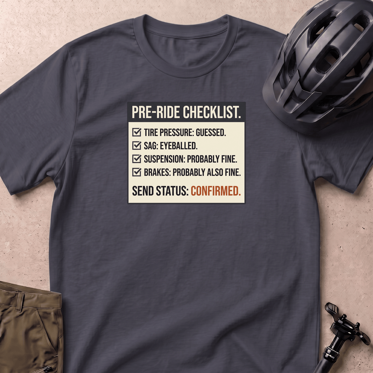 Pre Ride Checklist T-shirt