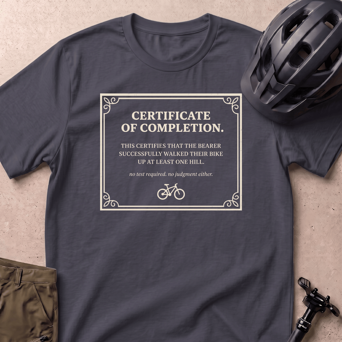 Certificate of Completion T-shirt