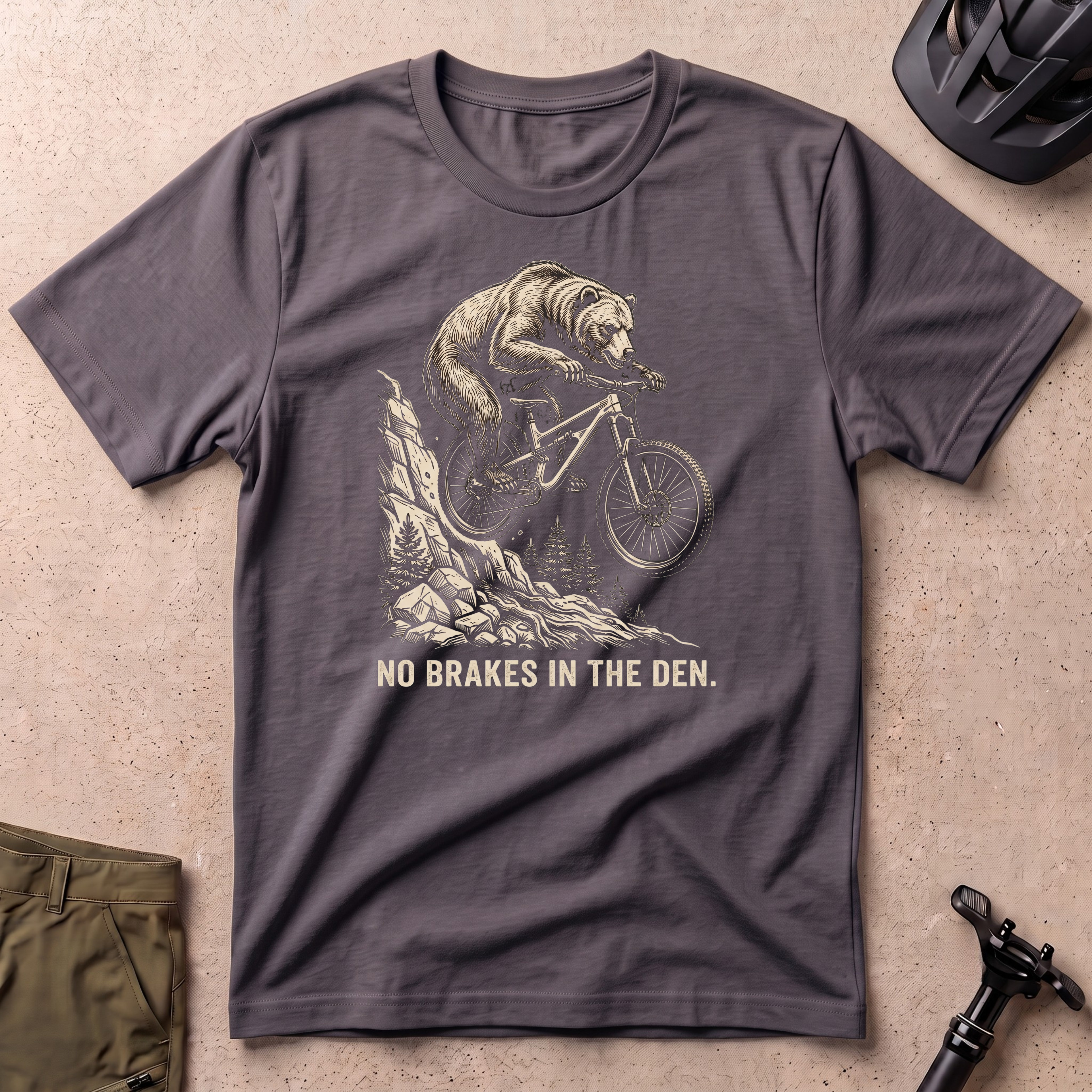 No Brakes In The Den T-shirt