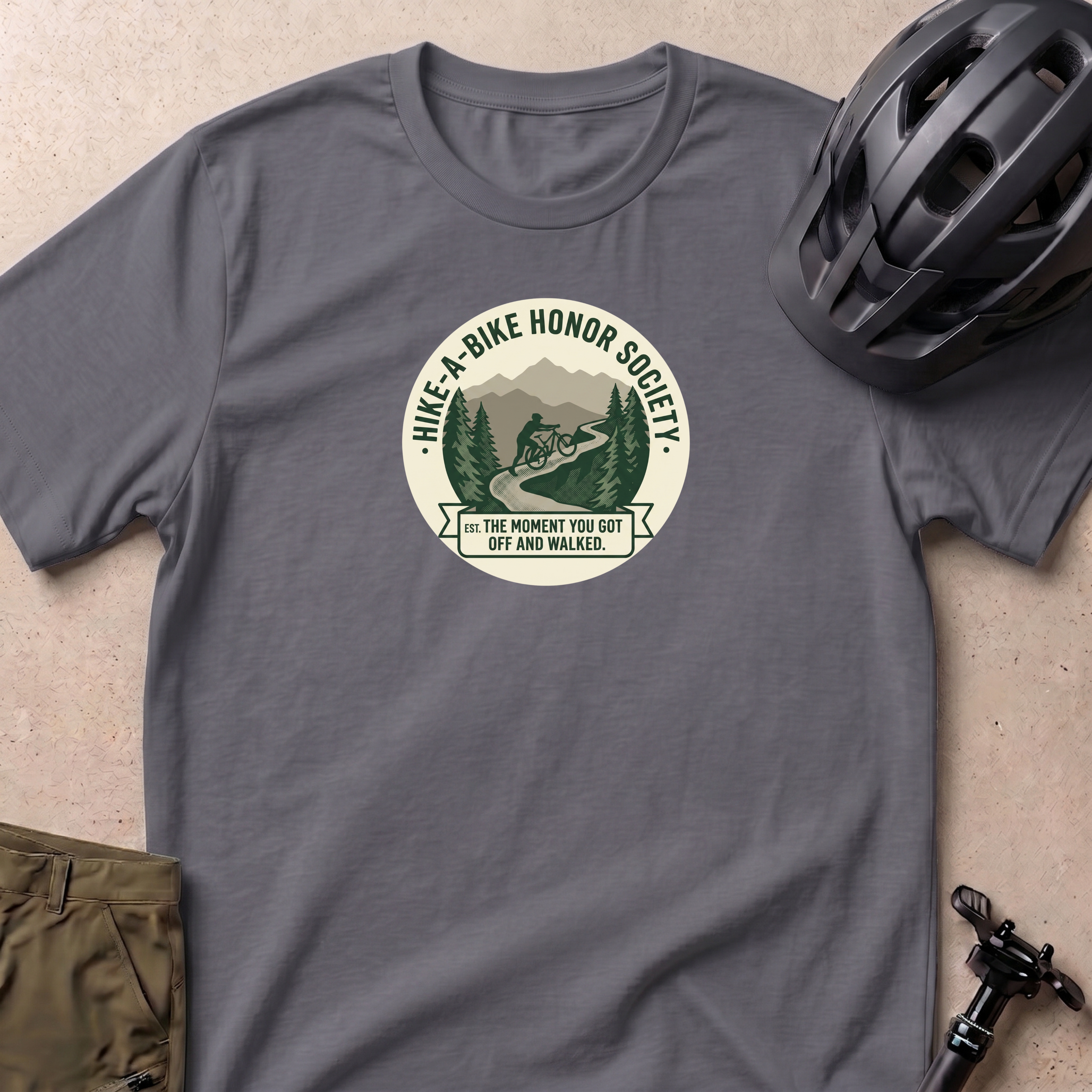 Hike-A-Bike Badge T-shirt