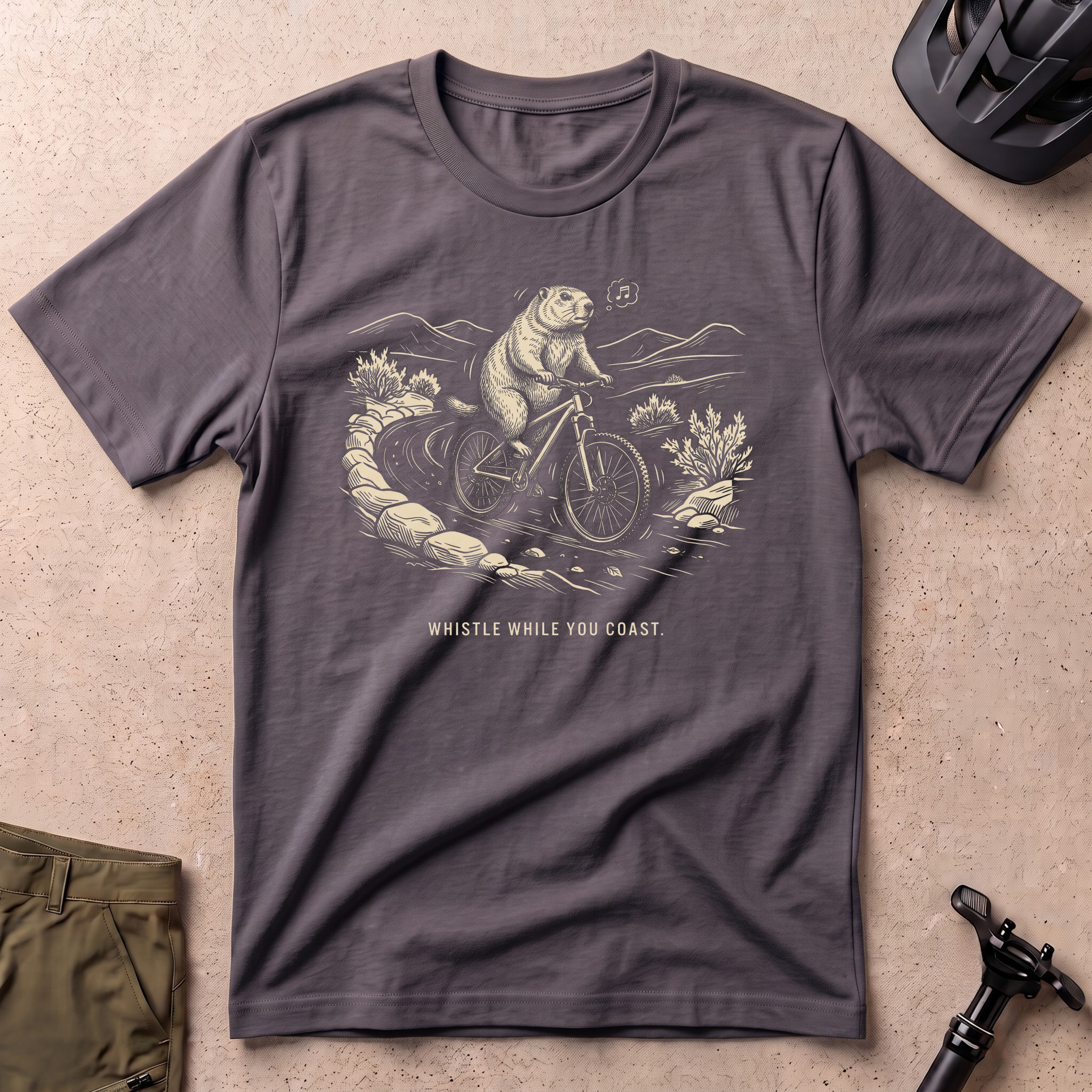 Whistle While You Coast T-shirt