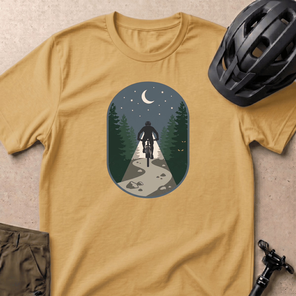 Night Shift T-shirt - Mustard