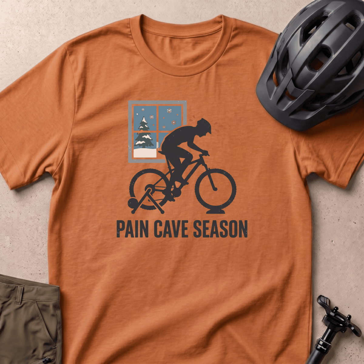 Pain Cave Season T-shirt - Yam