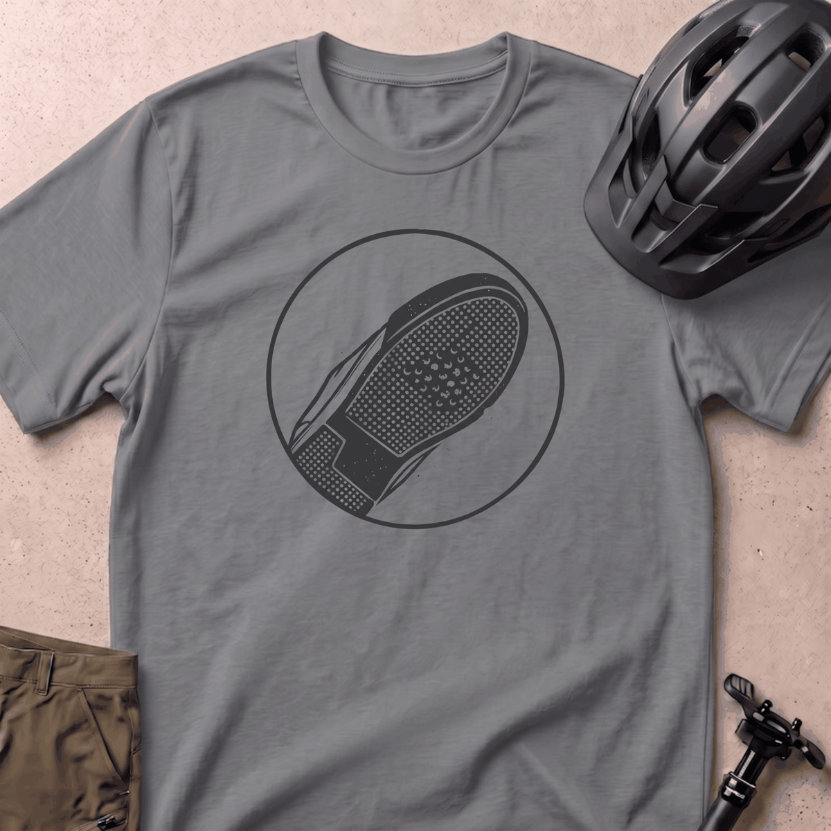 Pin Marks T-shirt - Grey