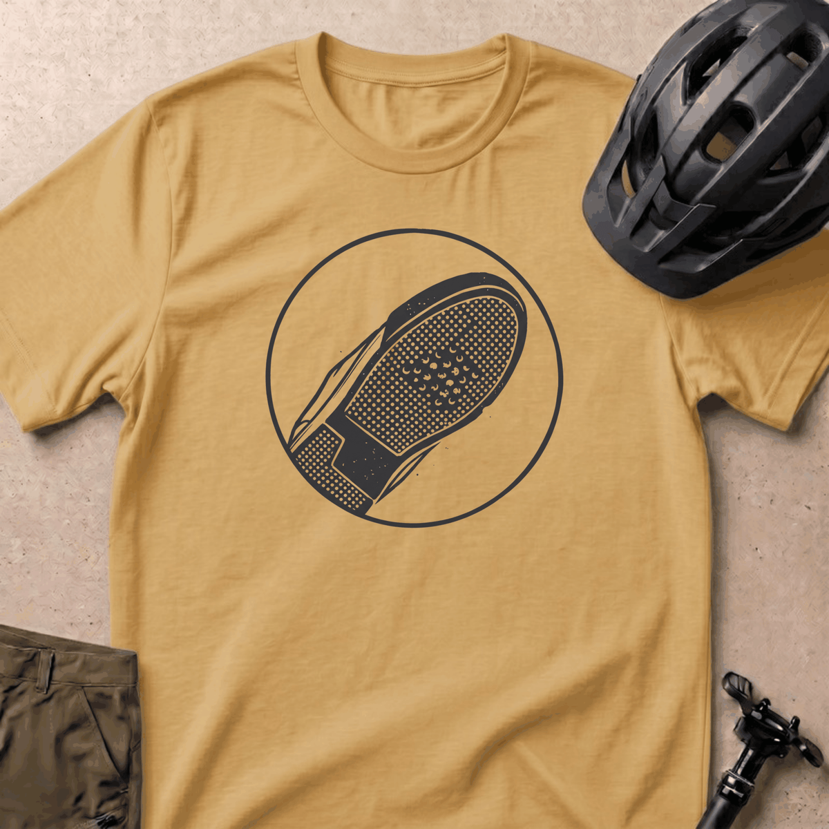 Pin Marks T-shirt - Mustard