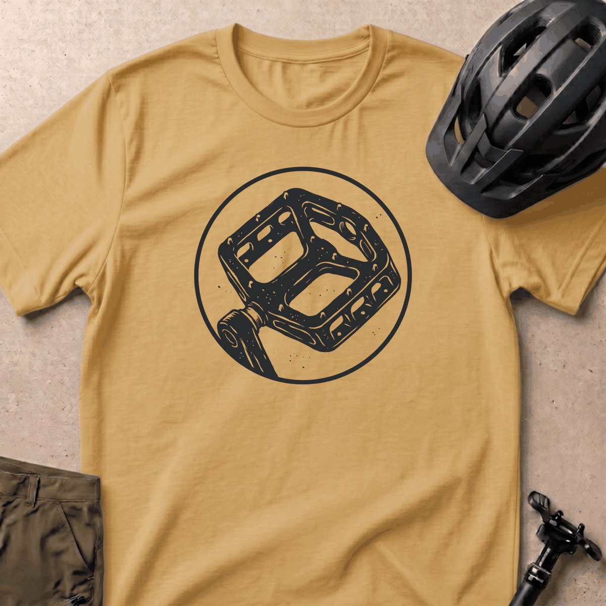 Pinned T-shirt - Mustard