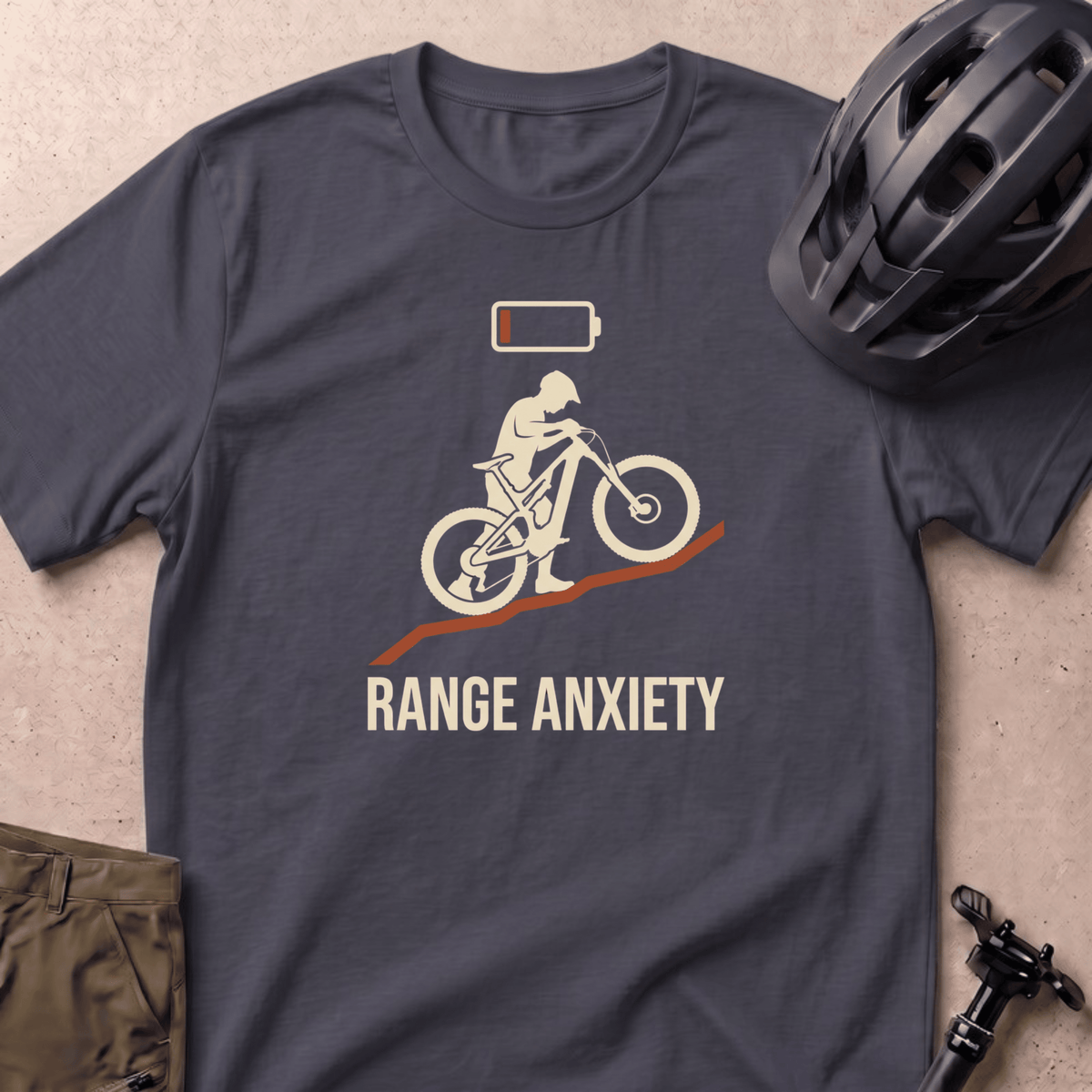 Range Anxiety T-shirt - Navy
