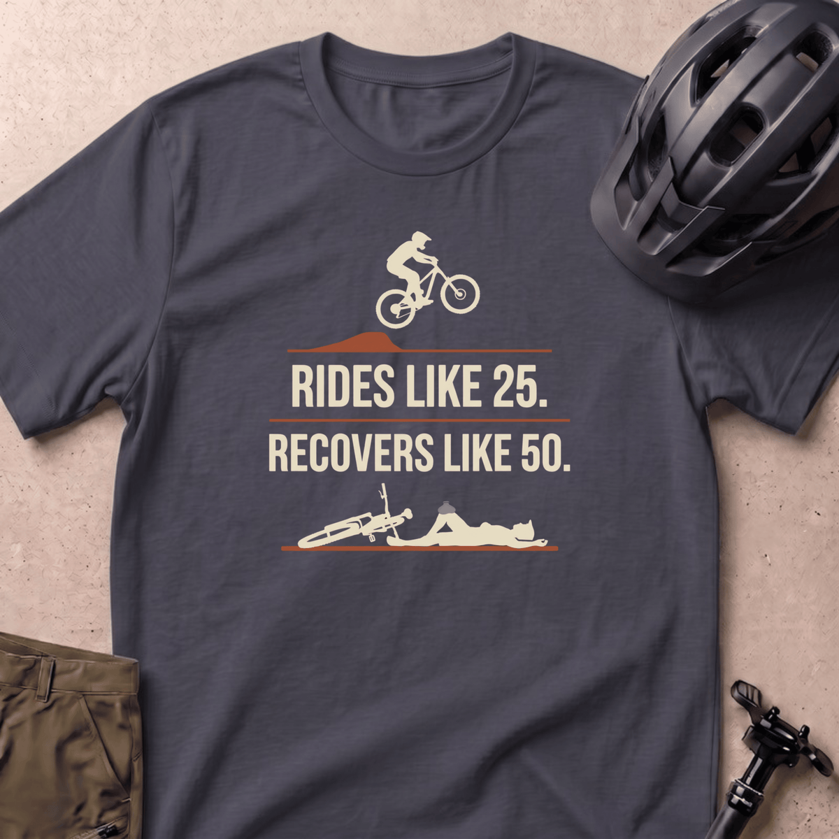 Ride Young T-shirt - Navy