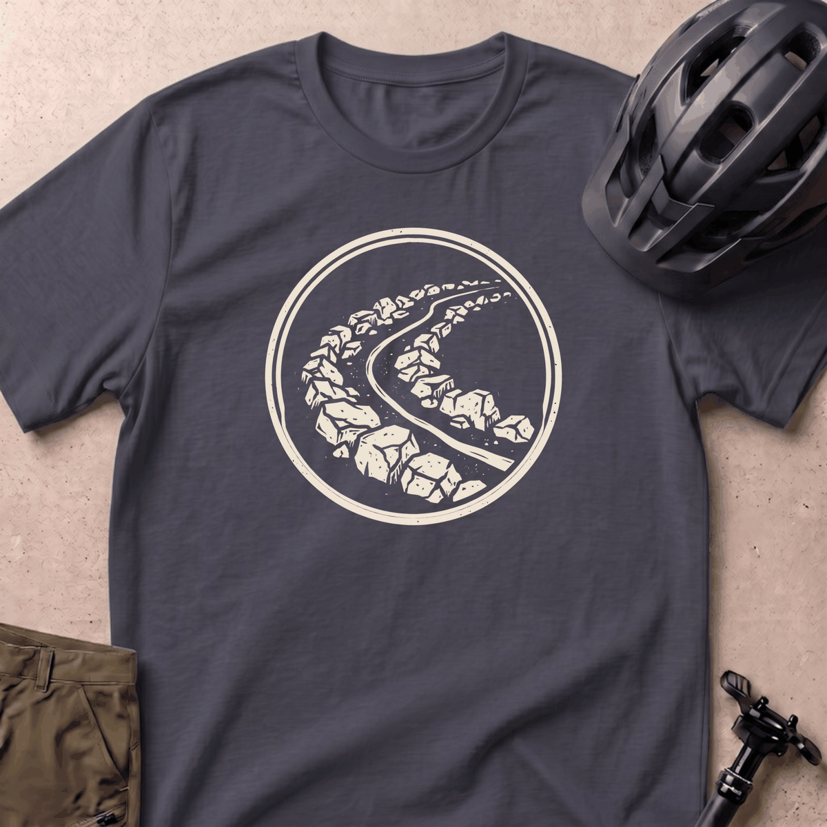 Rock Garden Line T-shirt - Navy