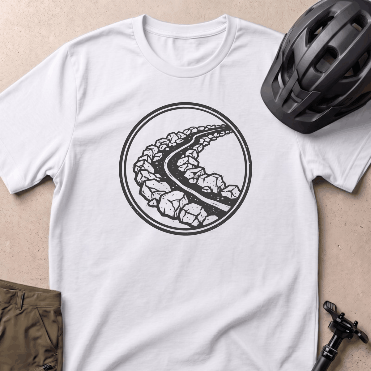 Rock Garden Line T-shirt - White