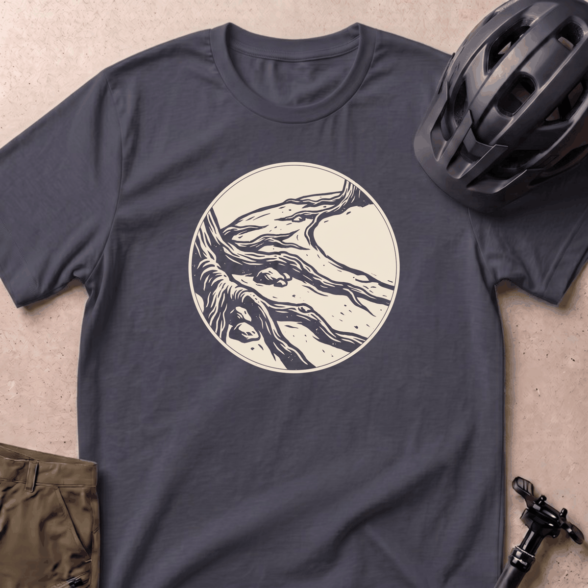 Roots T-shirt - Navy