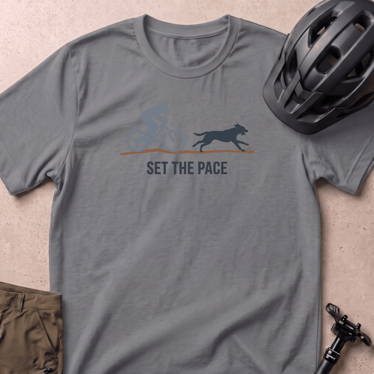 Set the Pace T-shirt - Grey
