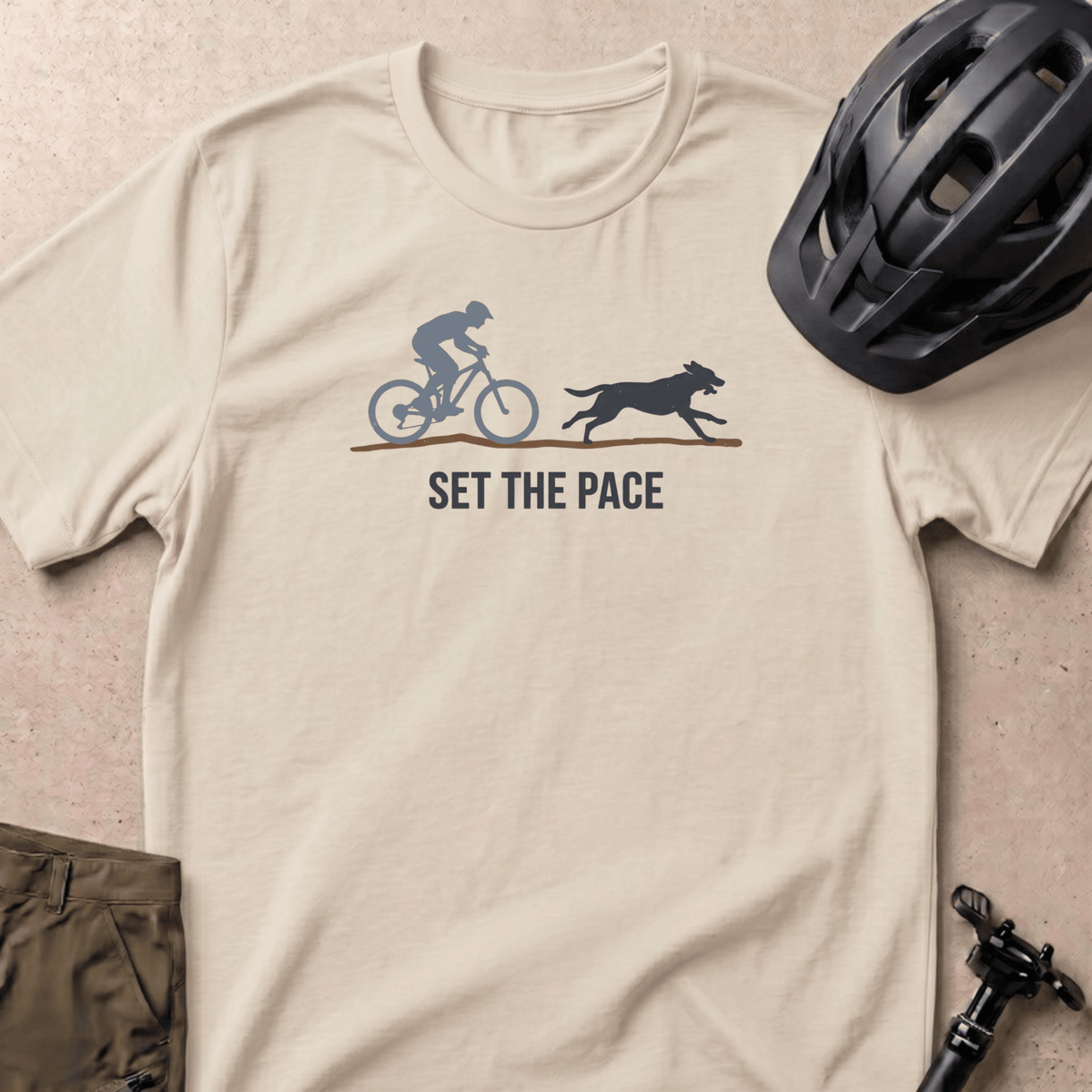 Set the Pace T-shirt - Ivory