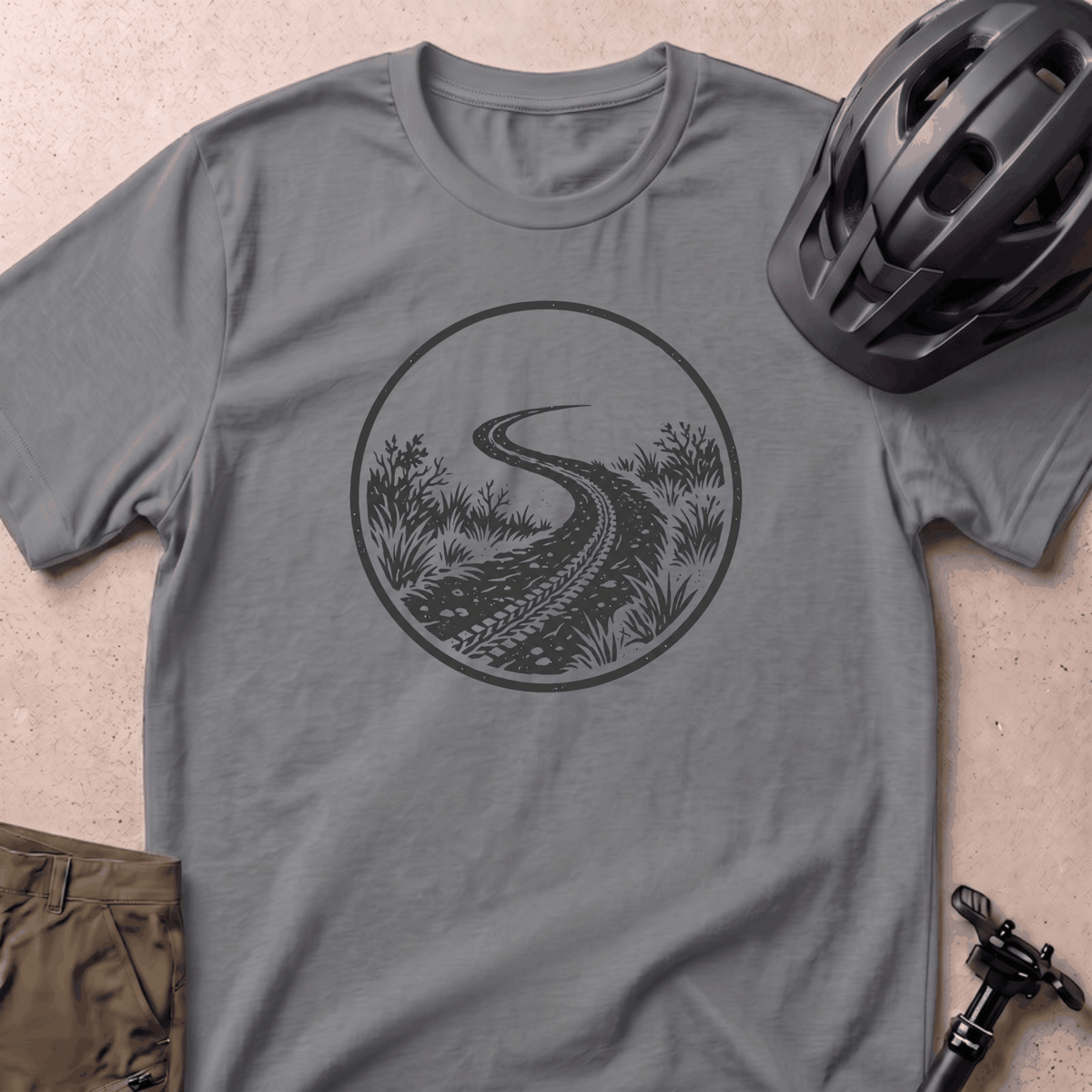Singletrack Line T-shirt - Grey