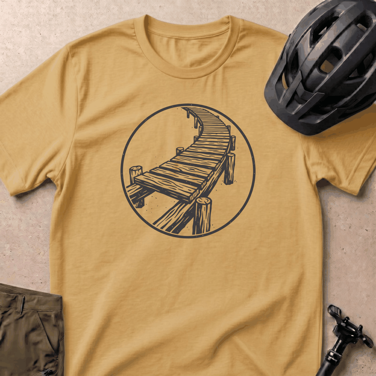 Skinny T-shirt - Mustard
