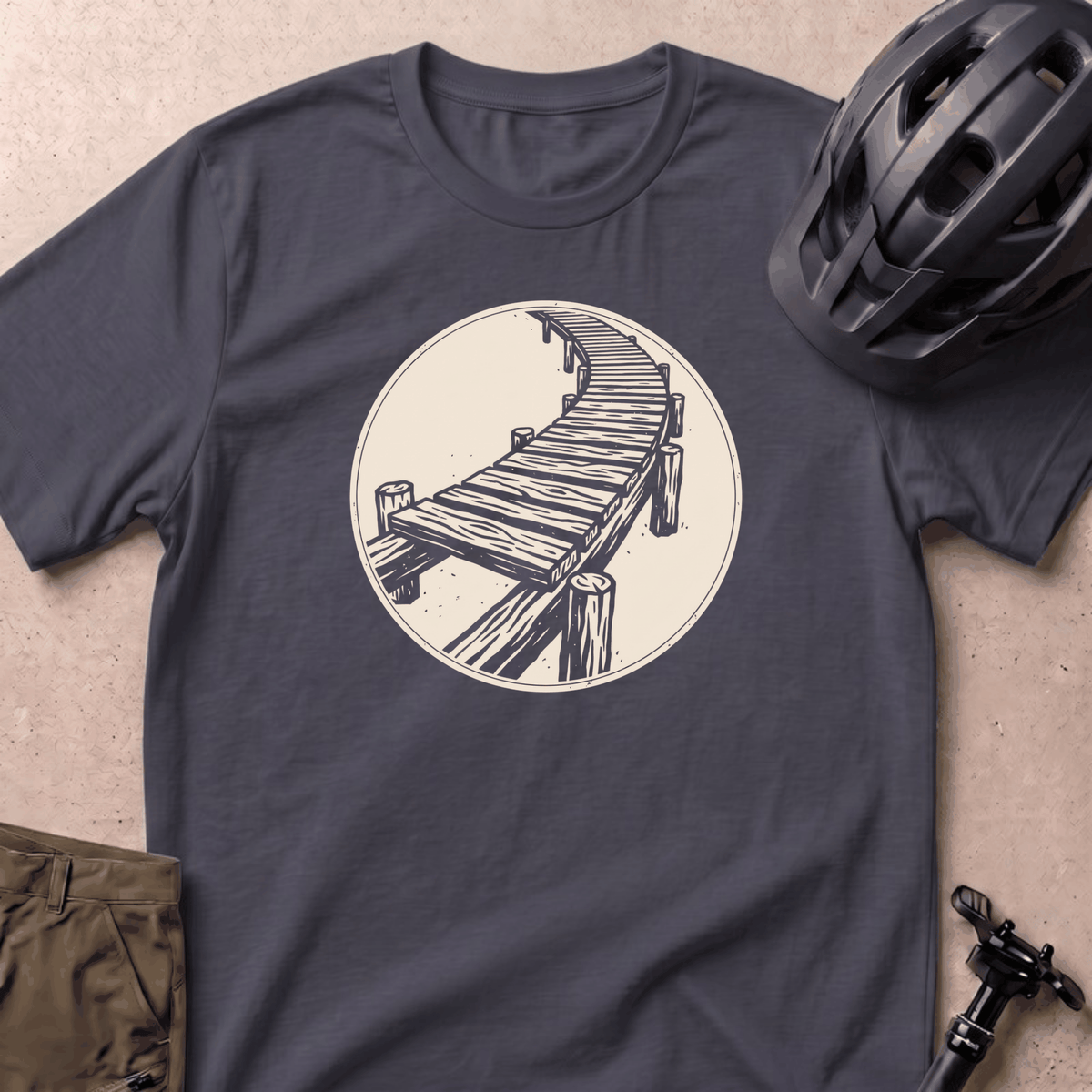 Skinny T-shirt - Navy