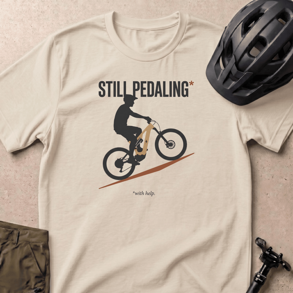 Still Pedaling T-shirt - Ivory