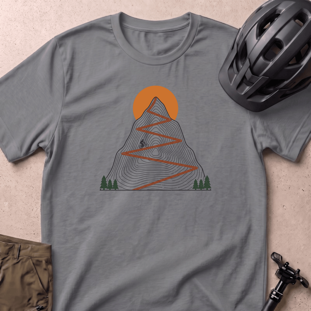 Topo Descent T-shirt - Grey