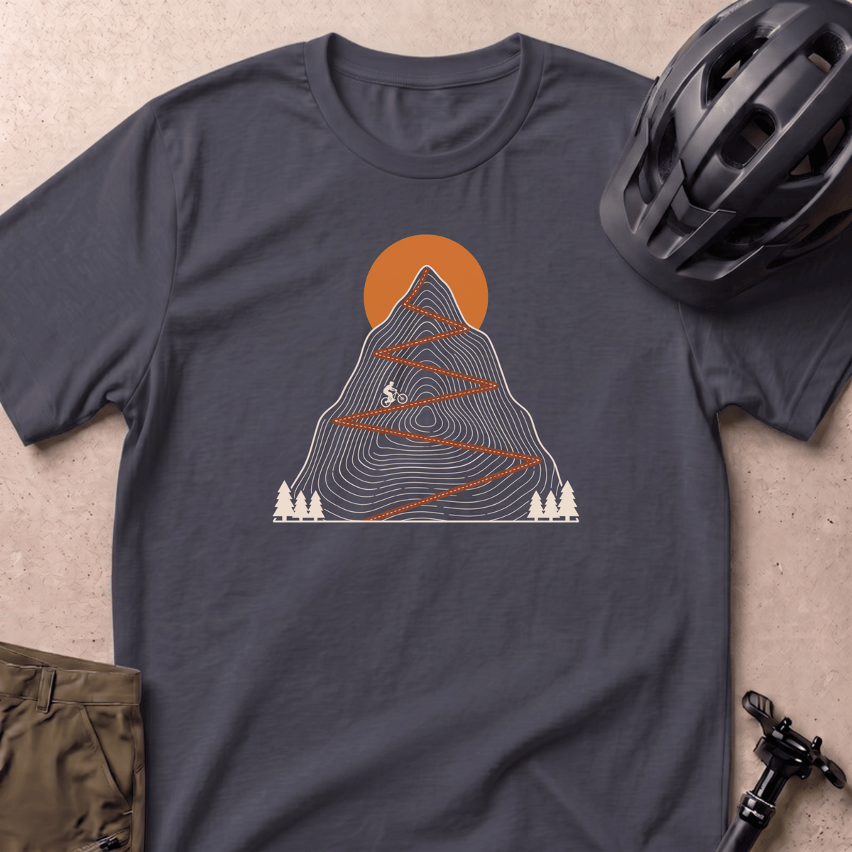 Topo Descent T-shirt - Navy