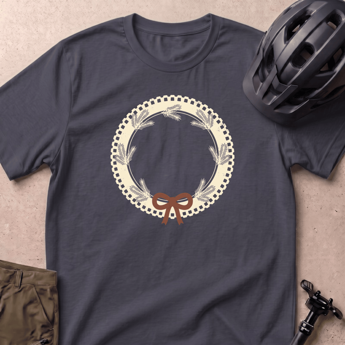 Tread Wreath T-shirt - Navy
