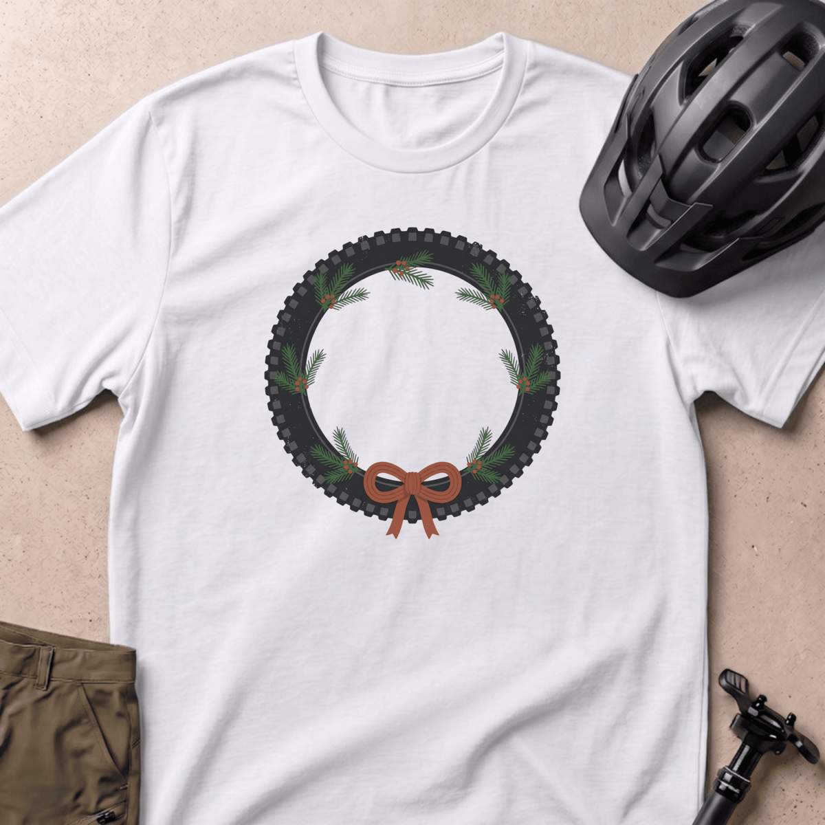 Tread Wreath T-shirt - White