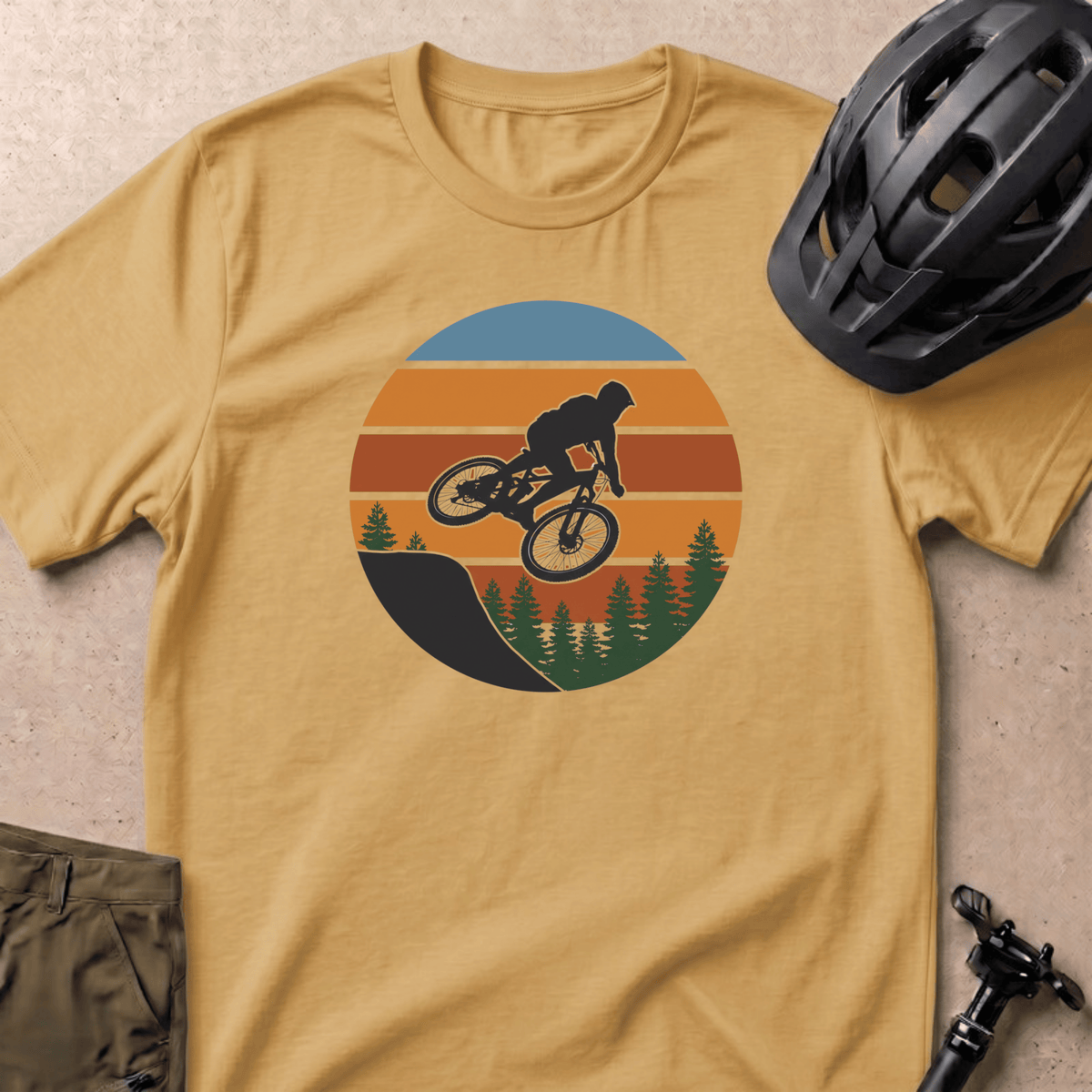 Whip at Sundown T-shirt - Mustard
