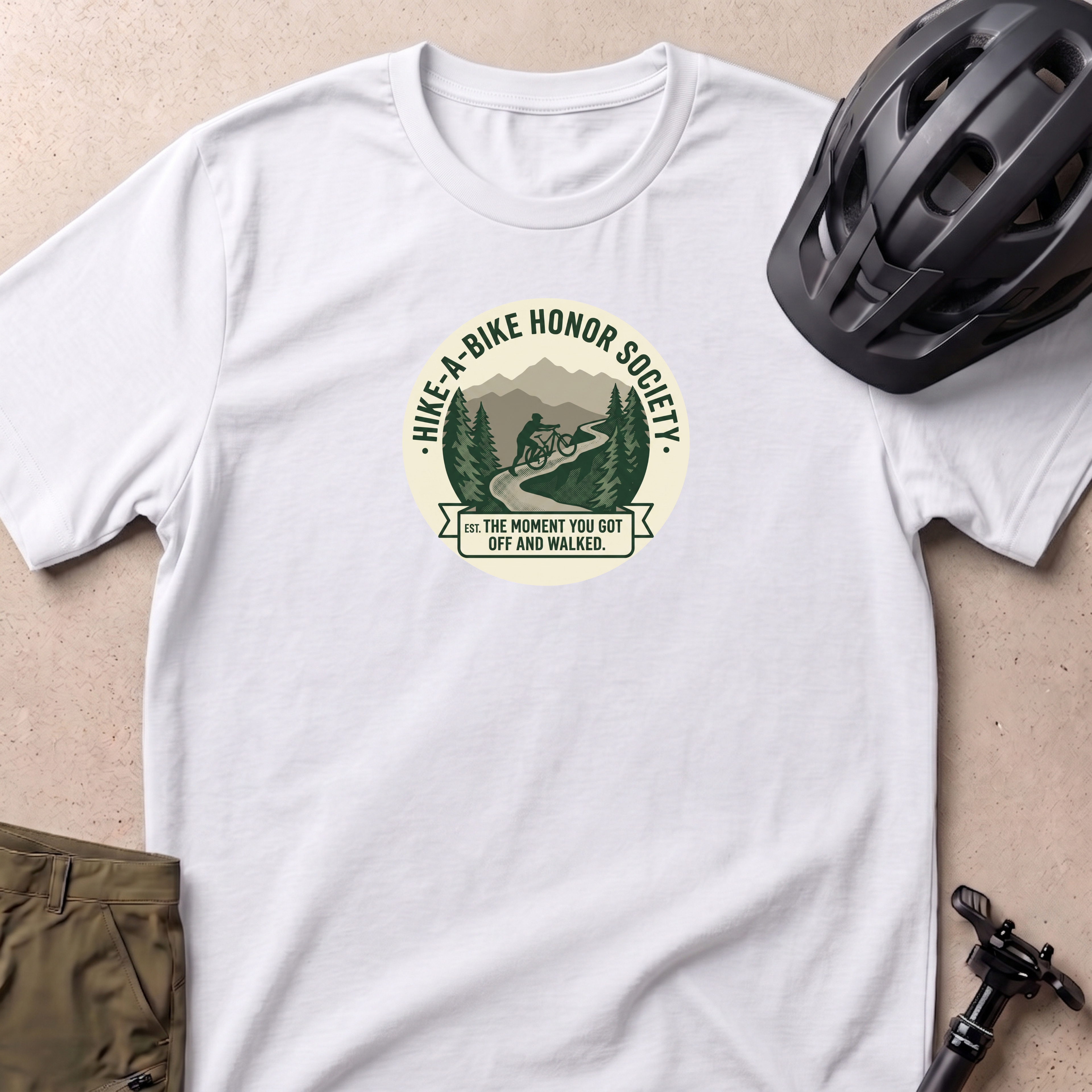 Hike-A-Bike Badge T-shirt