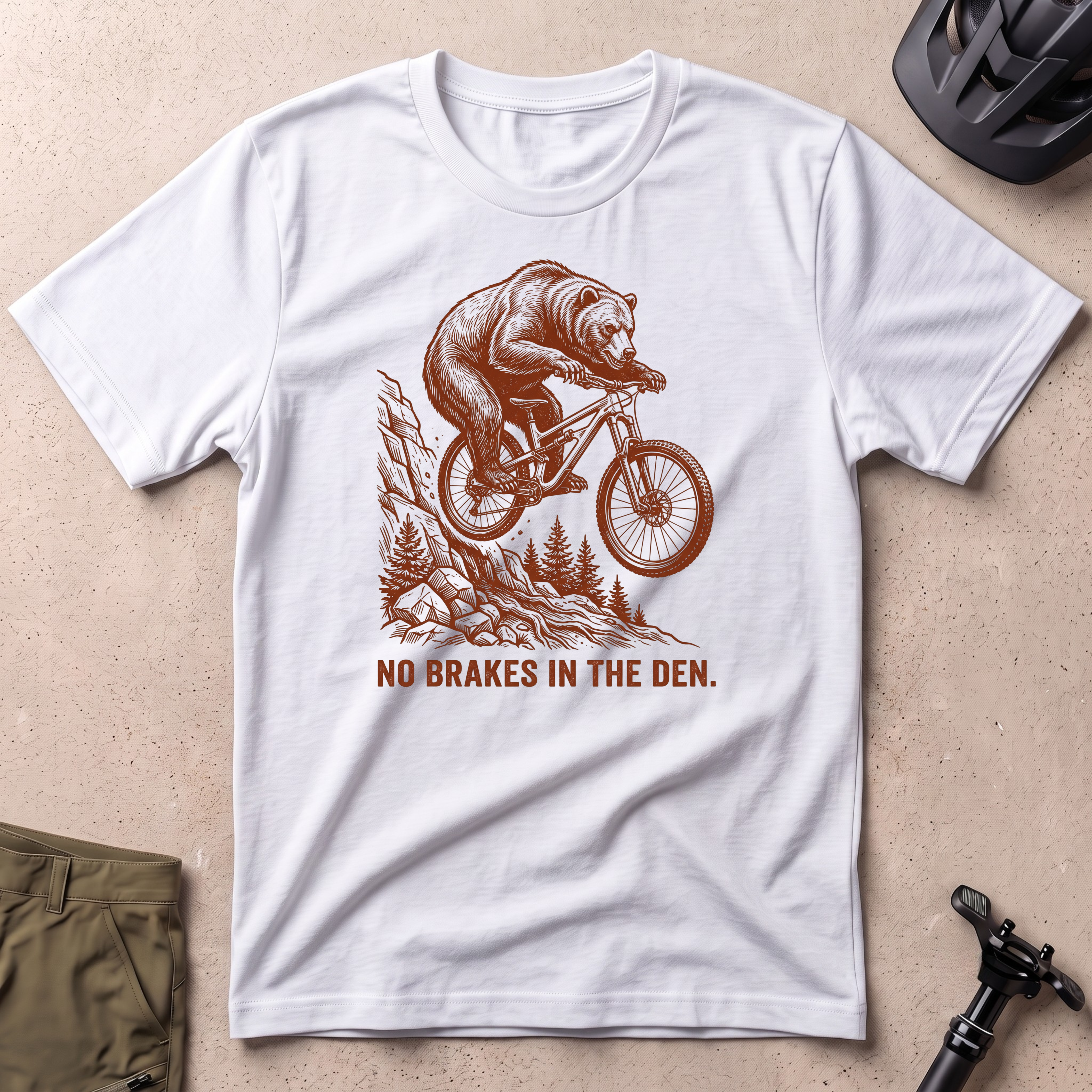 No Brakes In The Den T-shirt