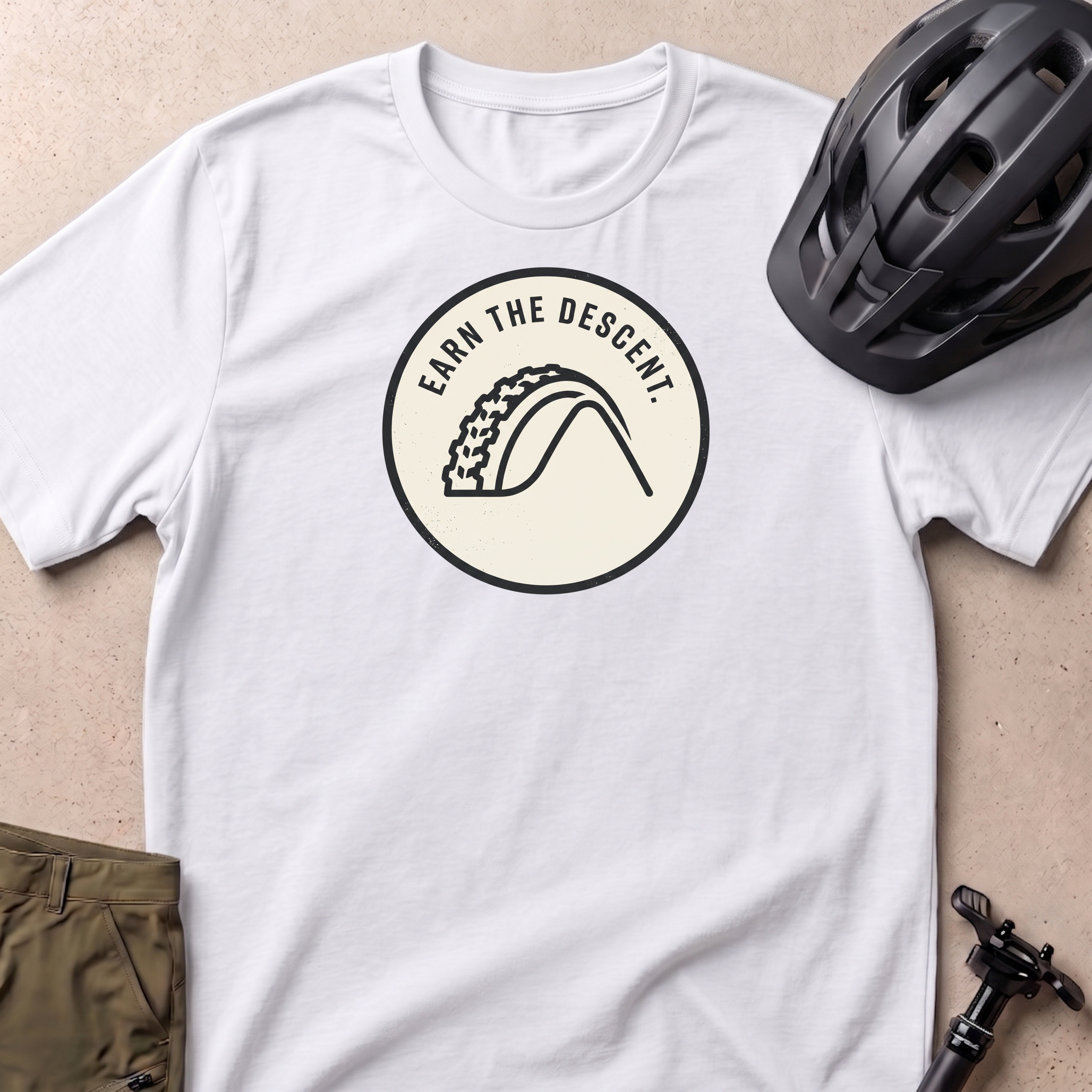 Earn The Descent Badge T-shirt