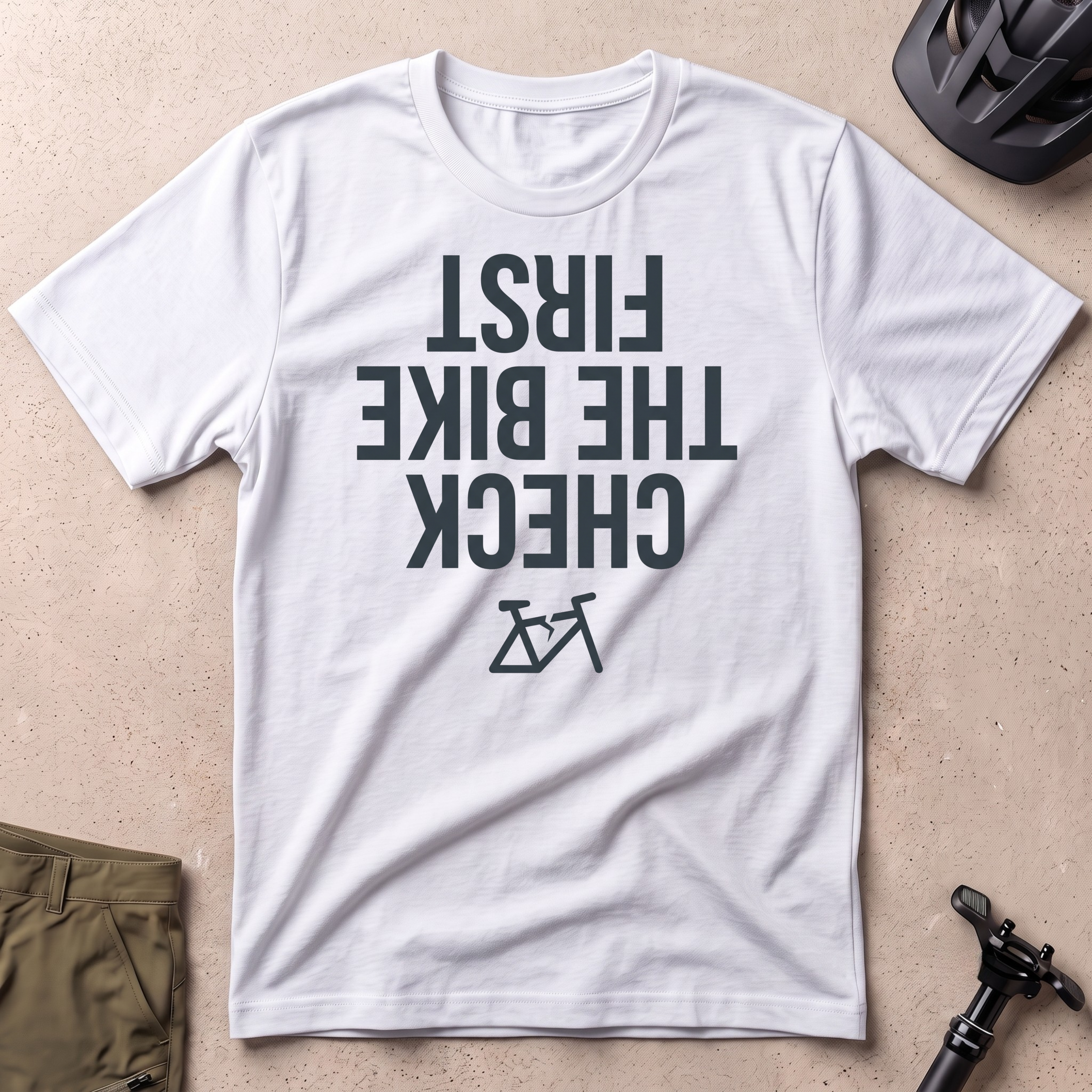 Check The Bike First T-shirt