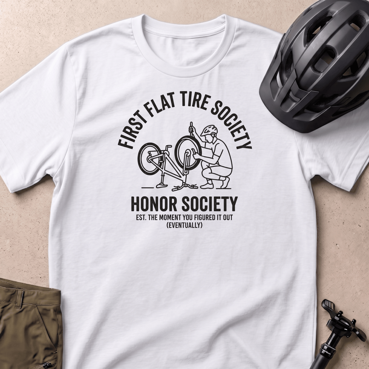 First Flat Tire Society T-shirt