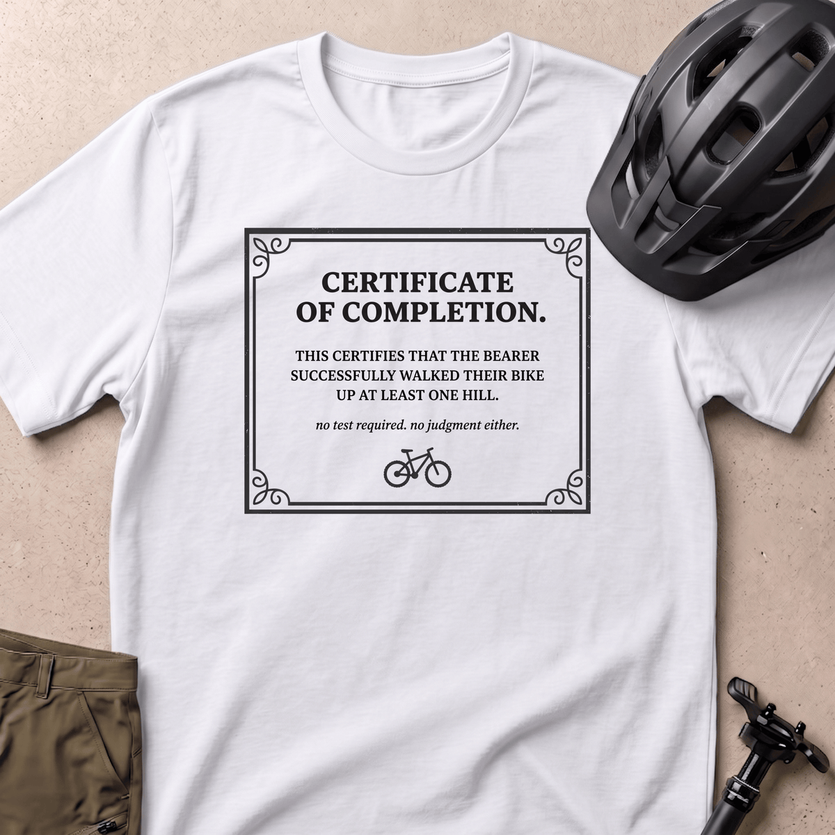 Certificate of Completion T-shirt