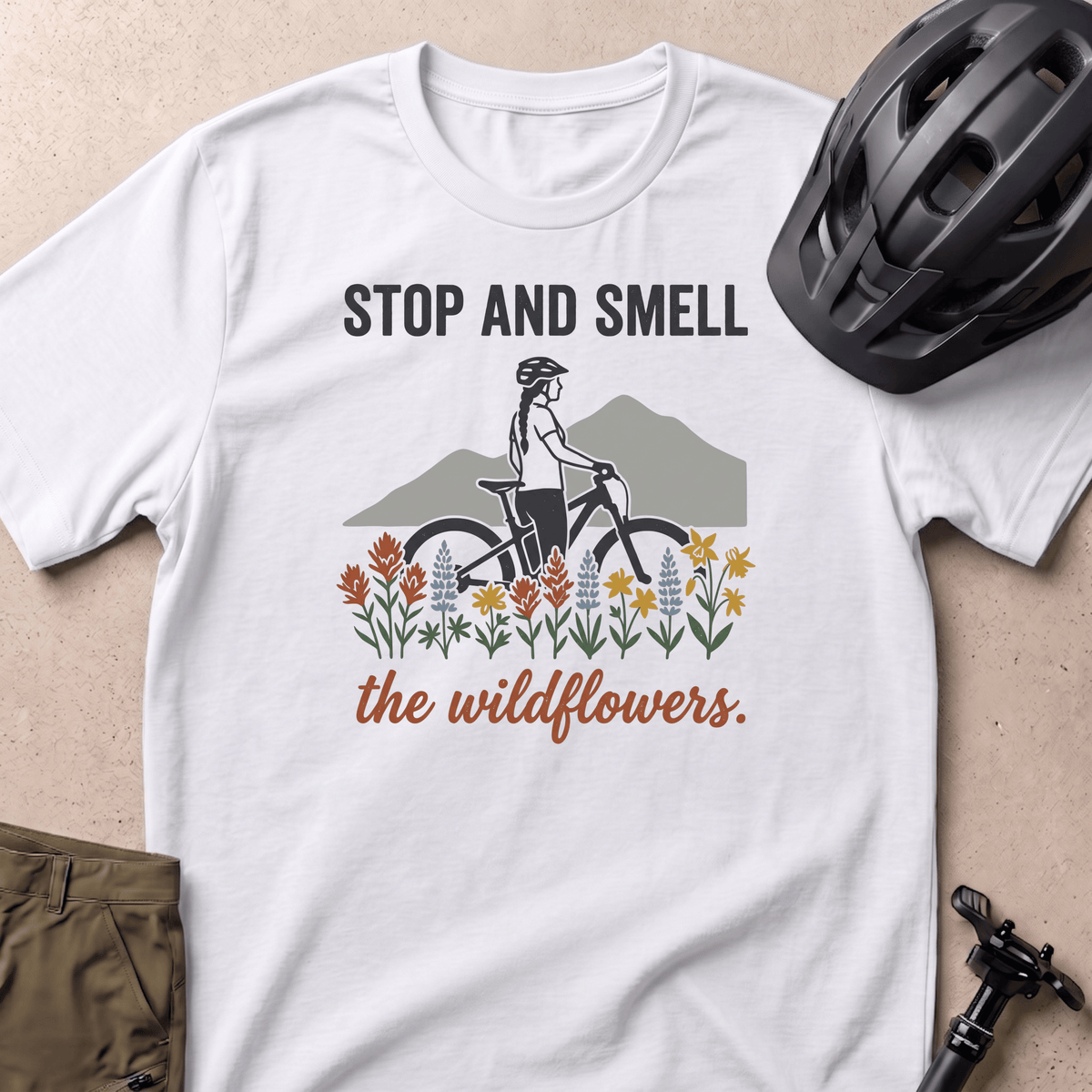 Stop Smell Wildflowers T-shirt