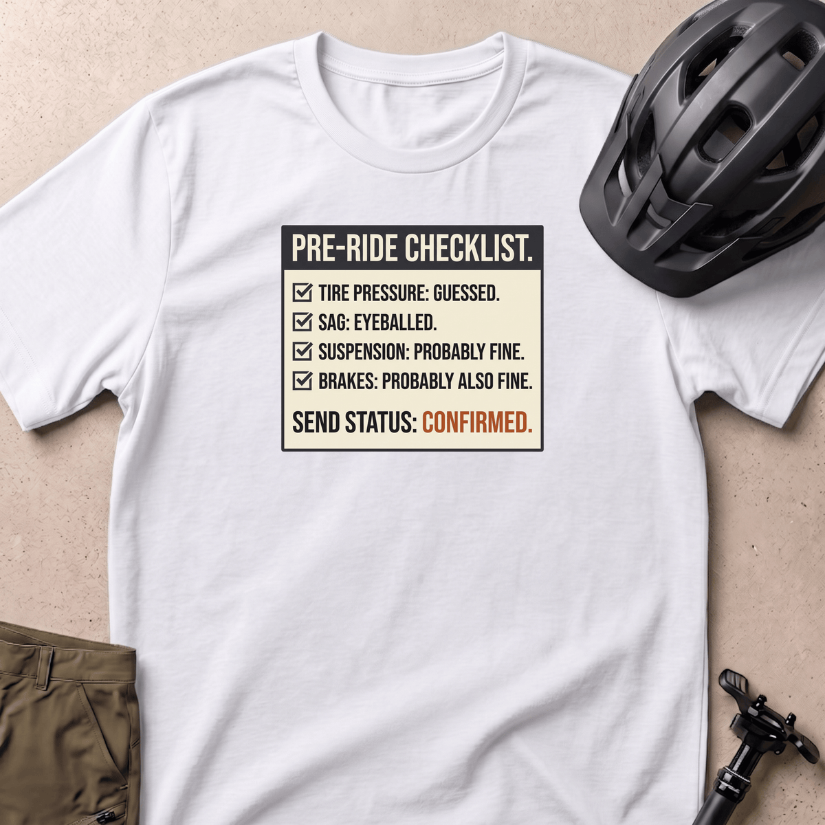 Pre Ride Checklist T-shirt
