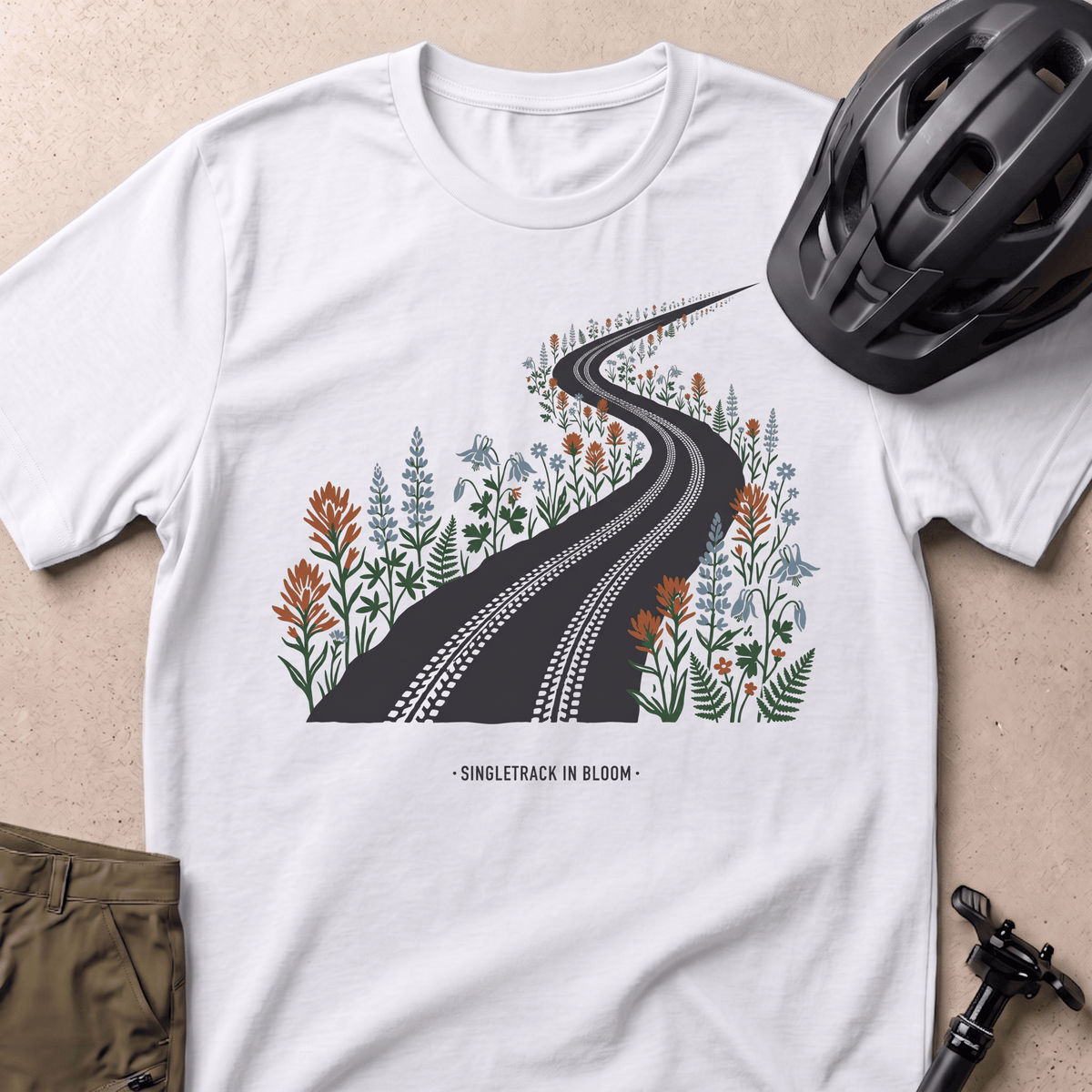 Singletrack In Bloom T-shirt