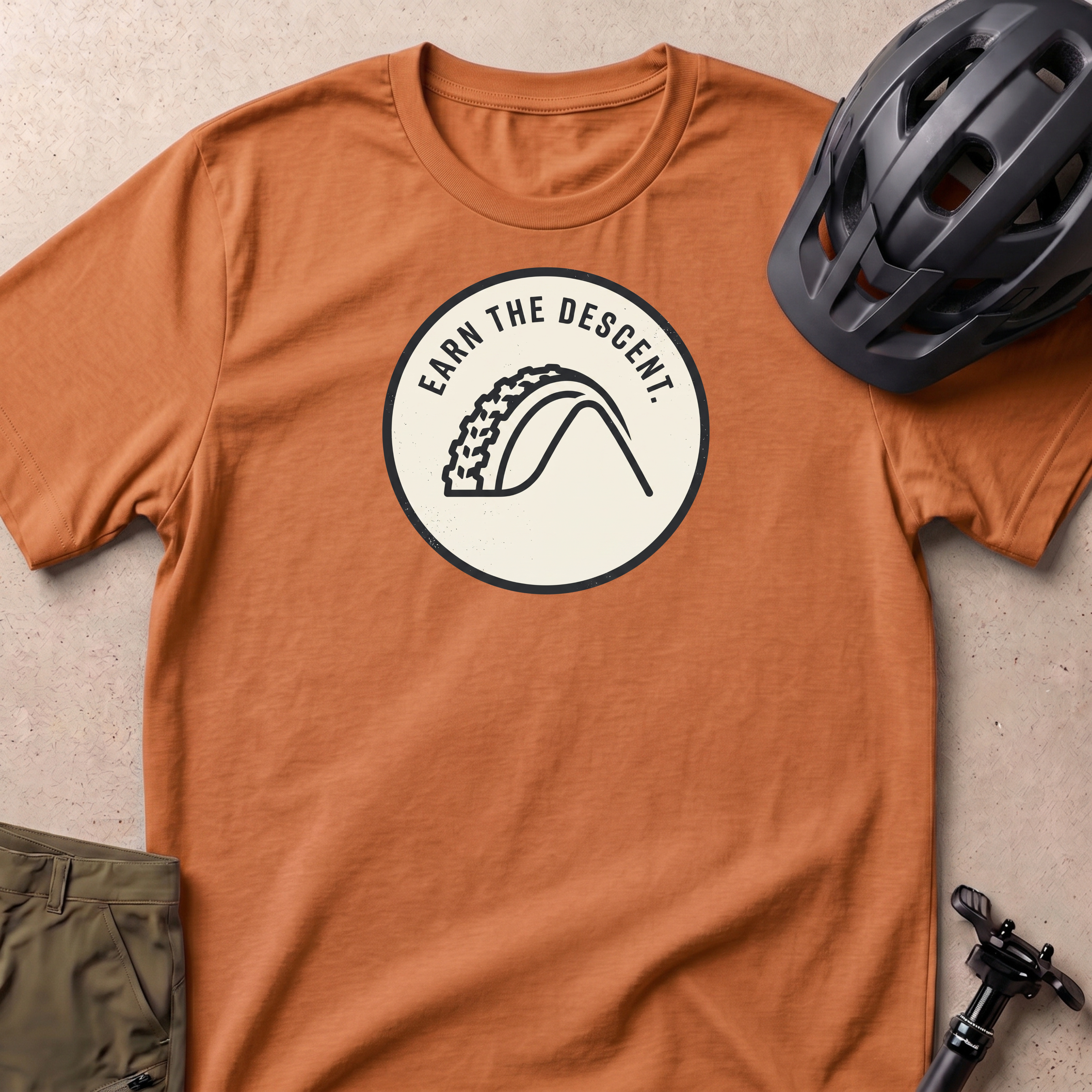 Earn The Descent Badge T-shirt