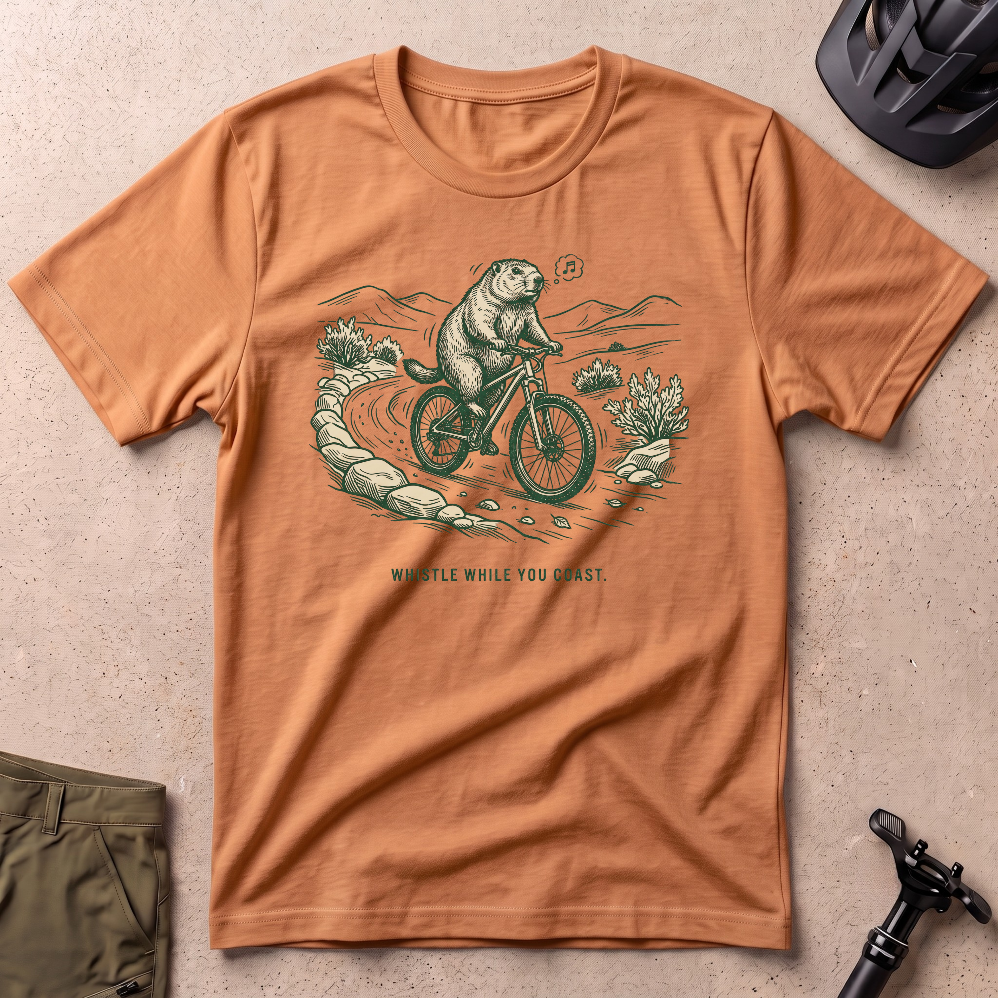 Whistle While You Coast T-shirt
