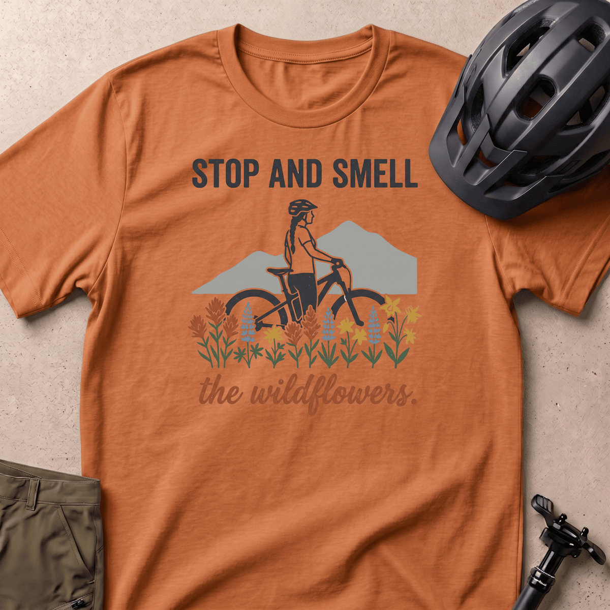 Stop Smell Wildflowers T-shirt