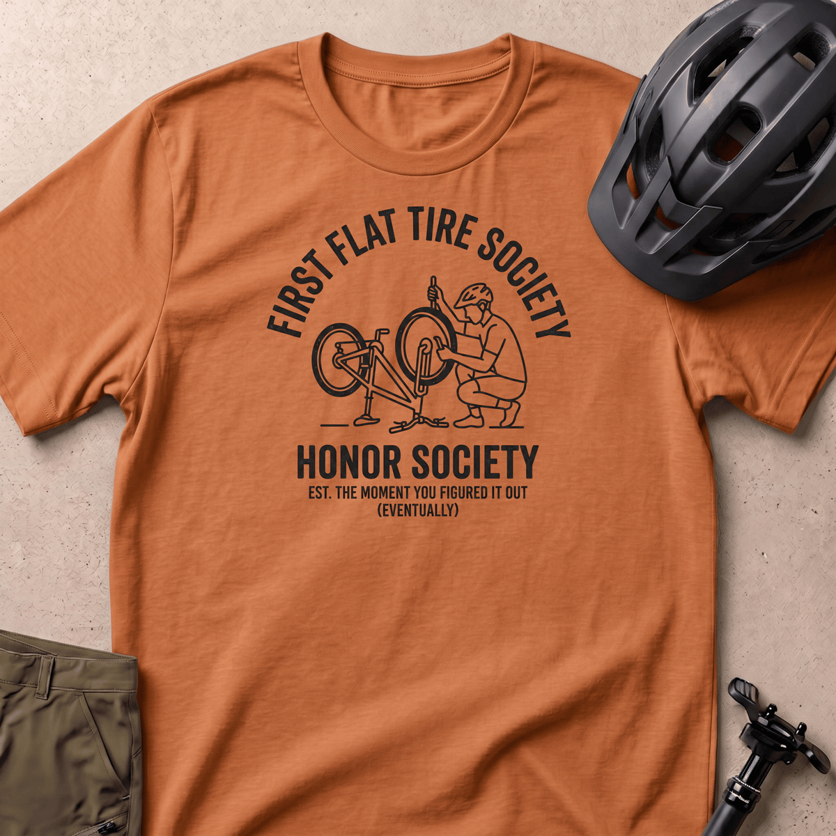 First Flat Tire Society T-shirt