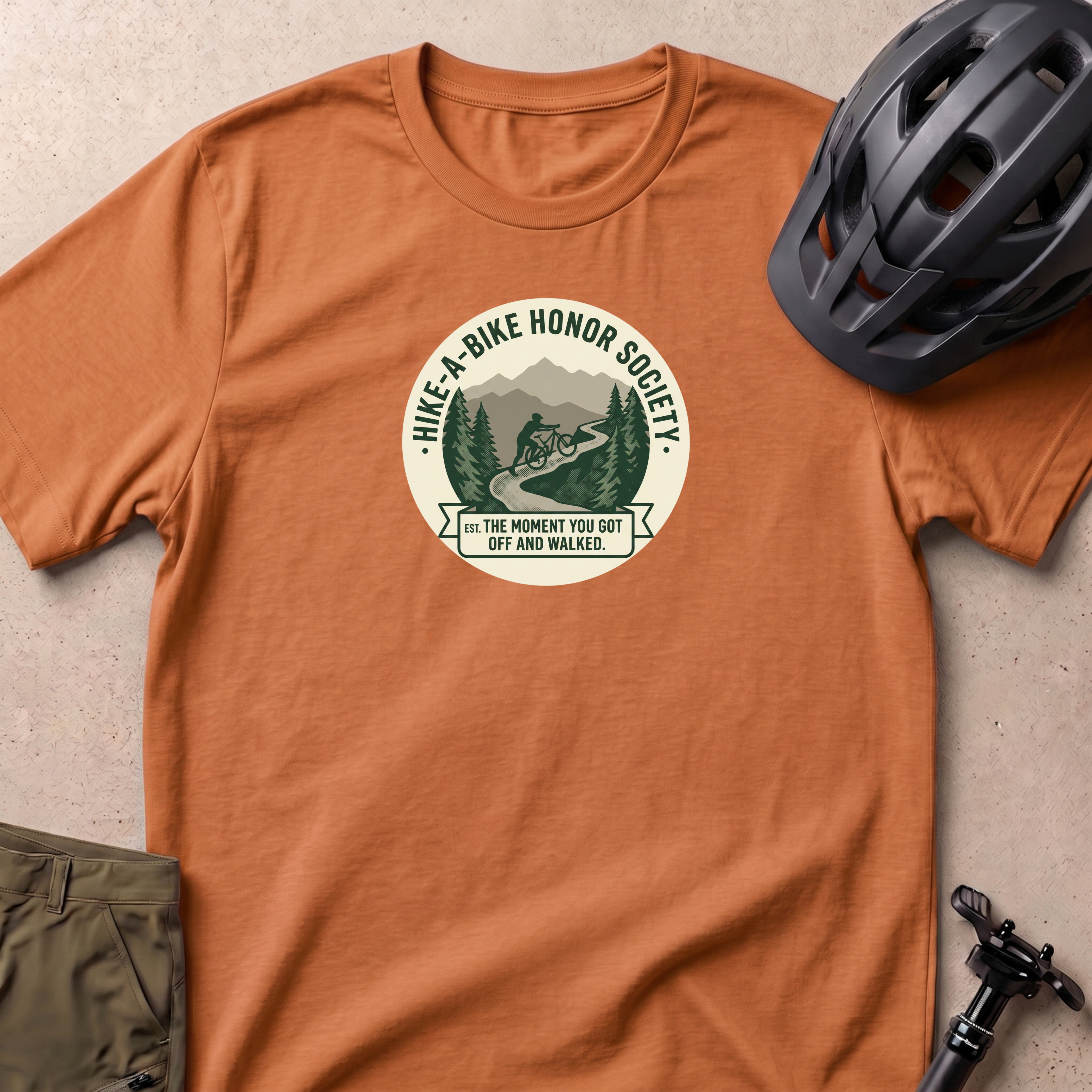 Hike-A-Bike Badge T-shirt