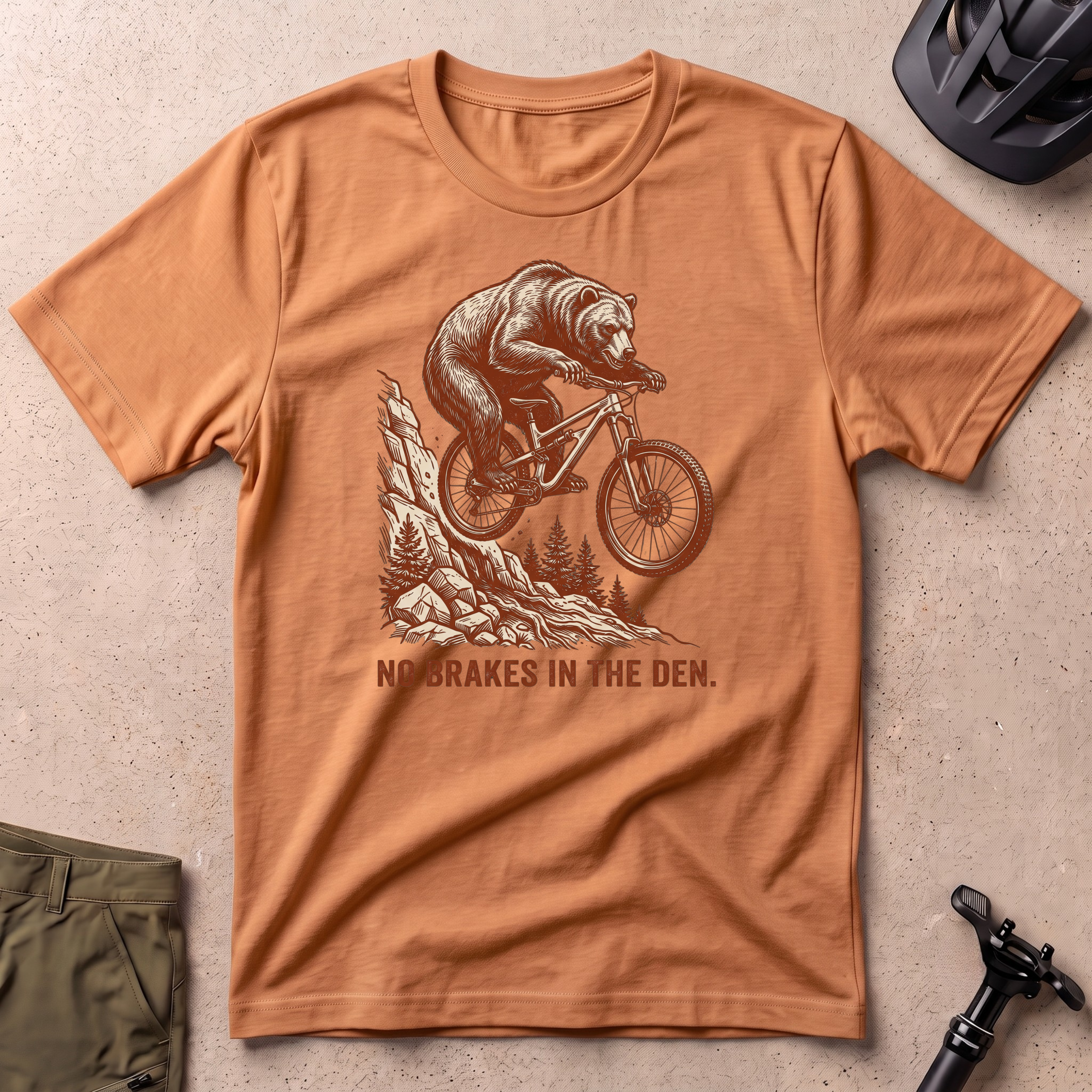 No Brakes In The Den T-shirt