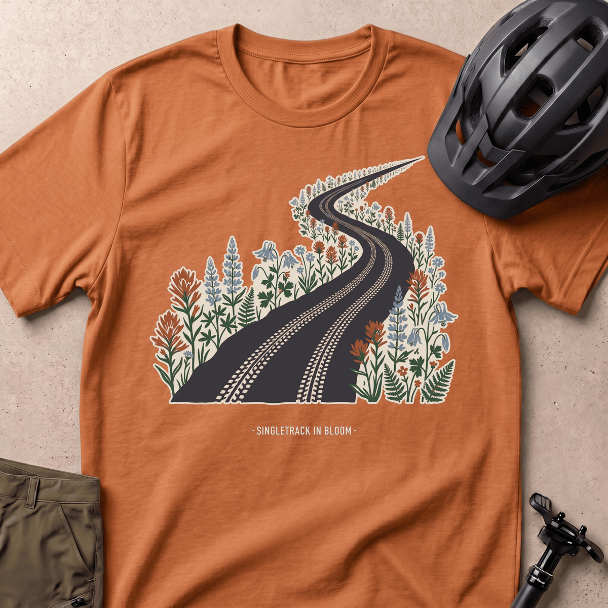 Singletrack In Bloom T-shirt