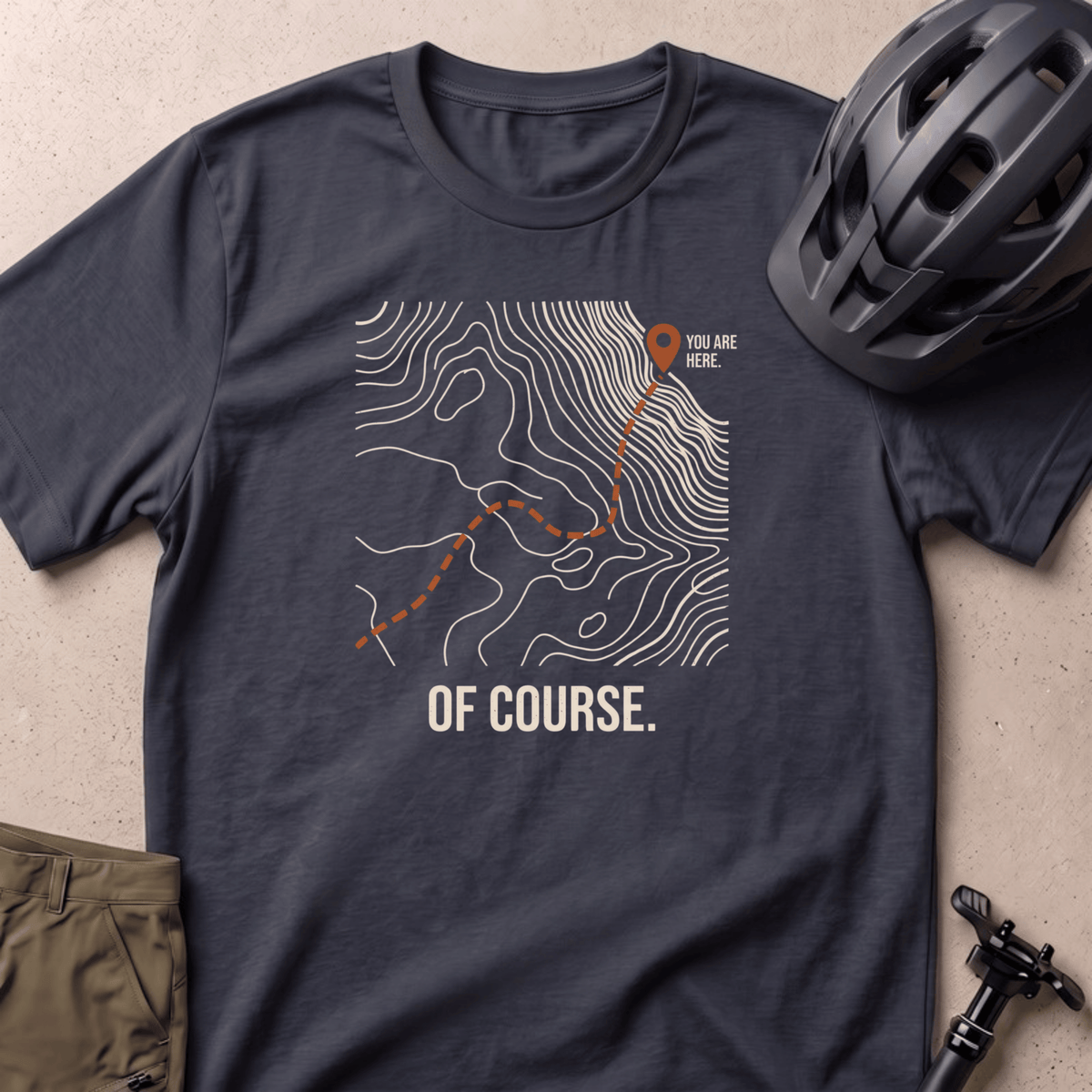 You Are Here T-shirt - Black