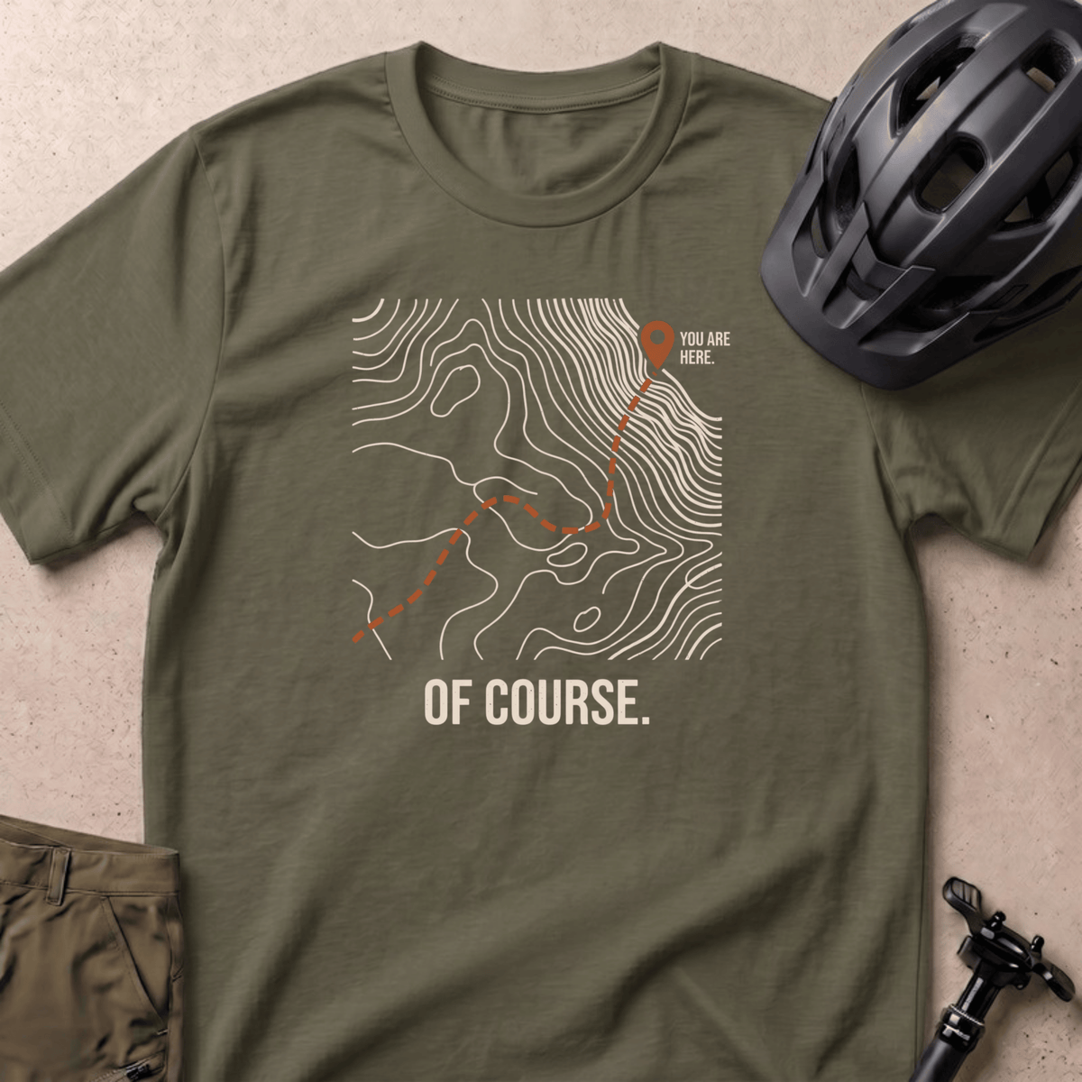 You Are Here T-shirt - Hemp